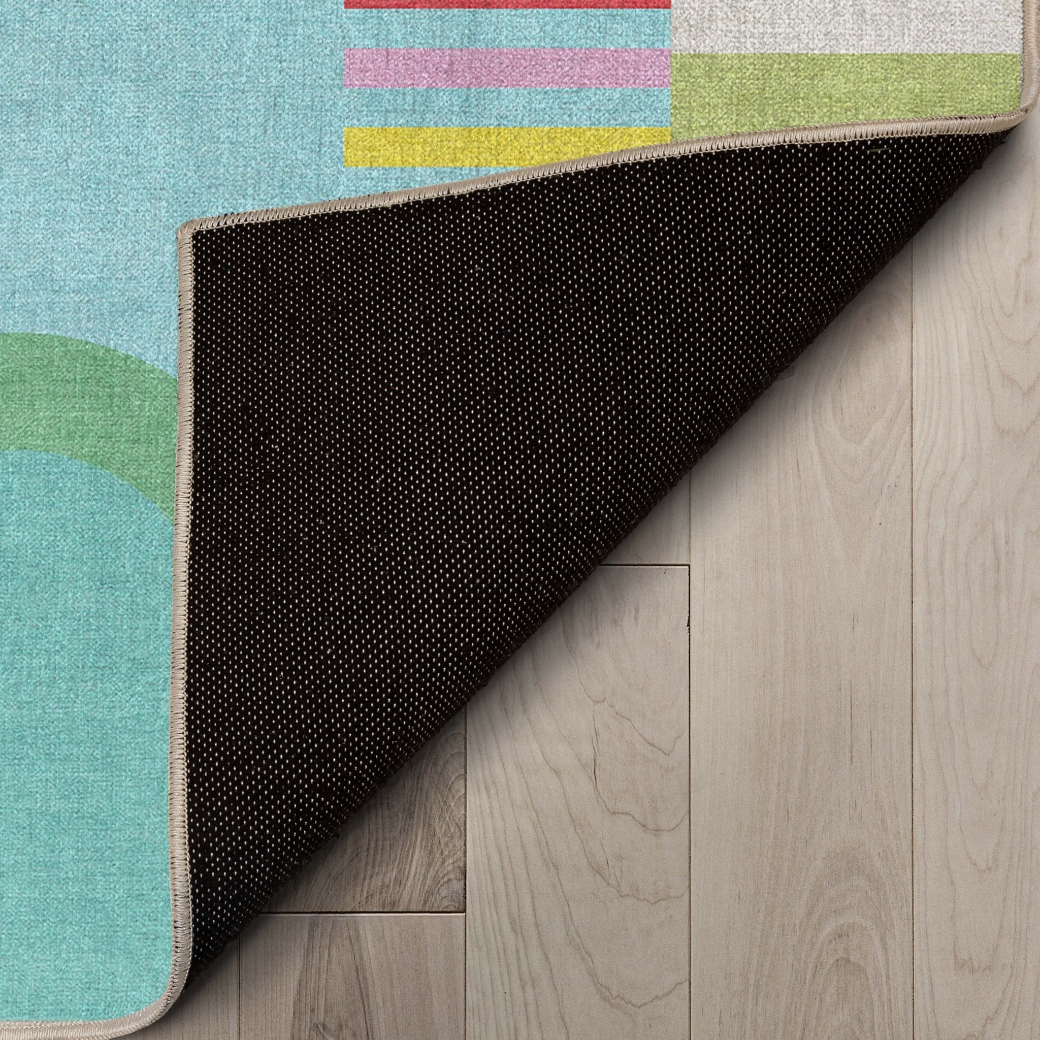Crayola Modern Parade Multi Color Area Rug By Well Woven、mySite、gigharbornorthrealestate