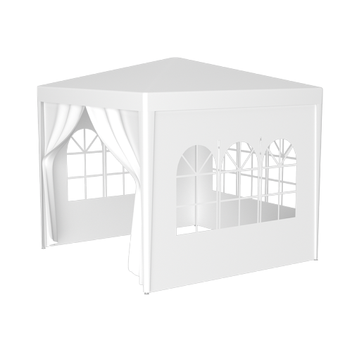 10'x10' Party Tent Outdoor Heavy Duty Gazebo Wedding Canopy + 4 Removable Walls、、eastwooduniform