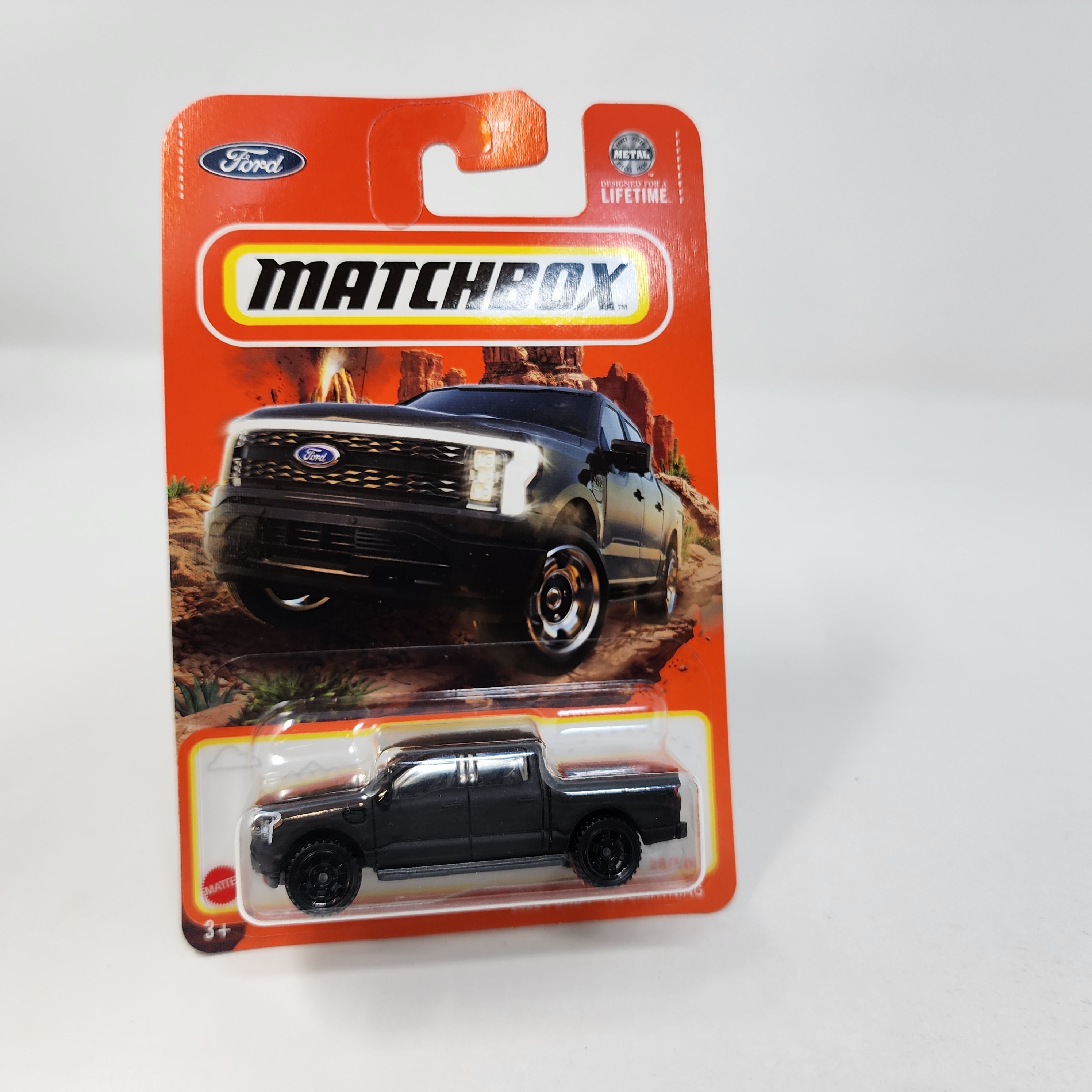 2022 Ford F-150 Lightning #28 * Black * 2024 Matchbox Basic Case M、mySite、hgirdovlk