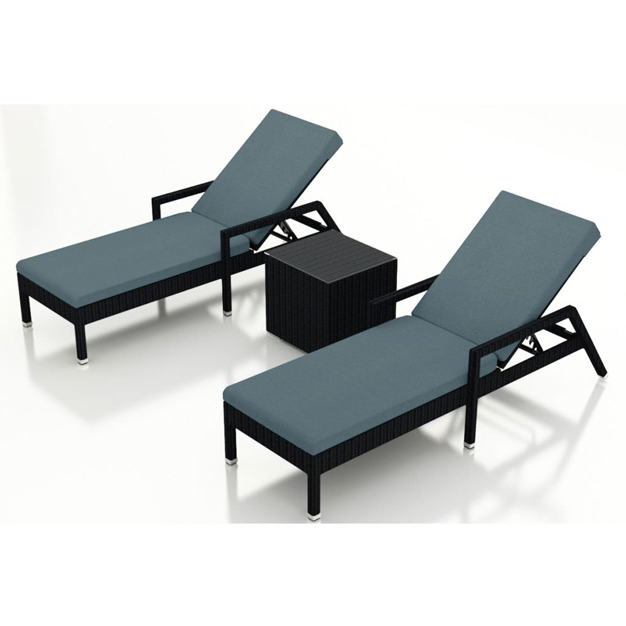 Urbana 3 Piece Reclining Chaise Lounge Set、mySite、neckold