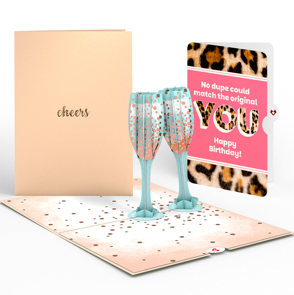 Champagne Toast Birthday Pop-Up Card and The original YOU Sentiment Set、mySite、solidvoid