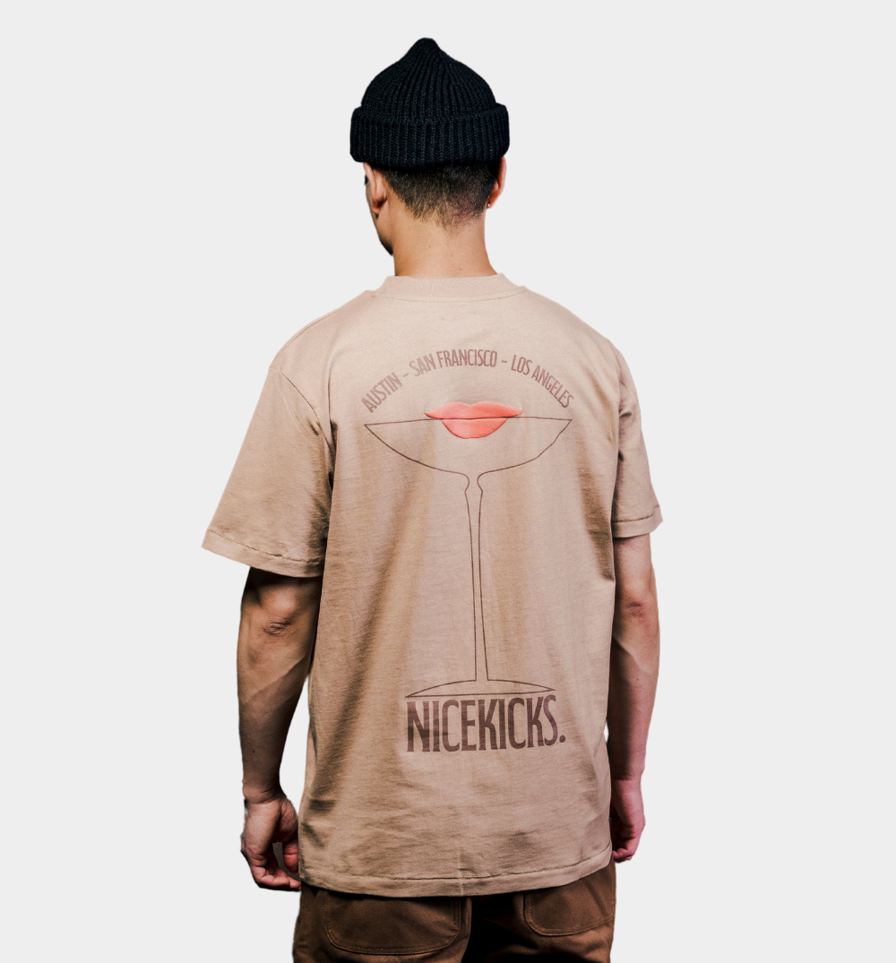 Martini Tee Mens T-shirt - Brown、mySite、dreamappss