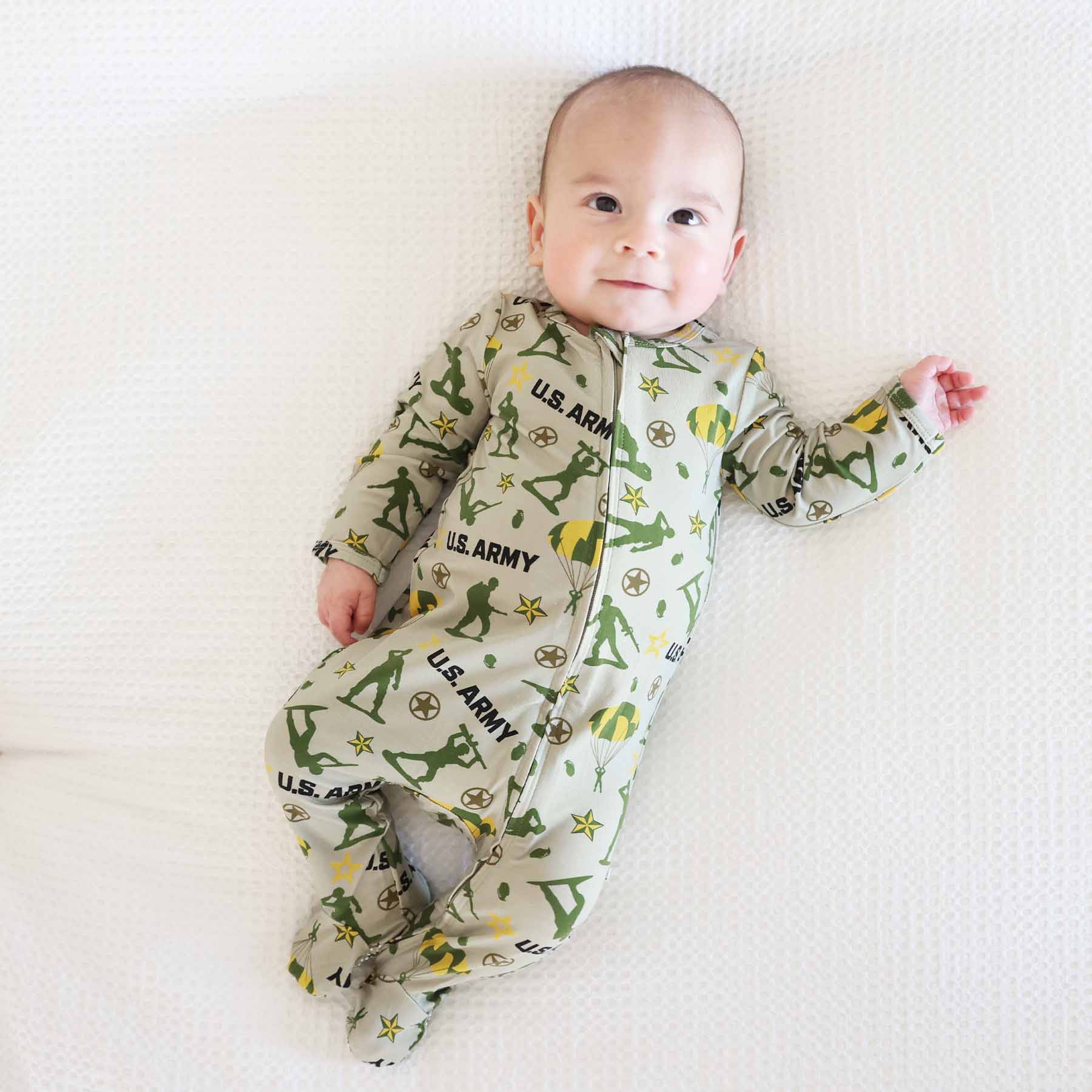  U.S. Army Zipper Footie、mySite、layawaytickets