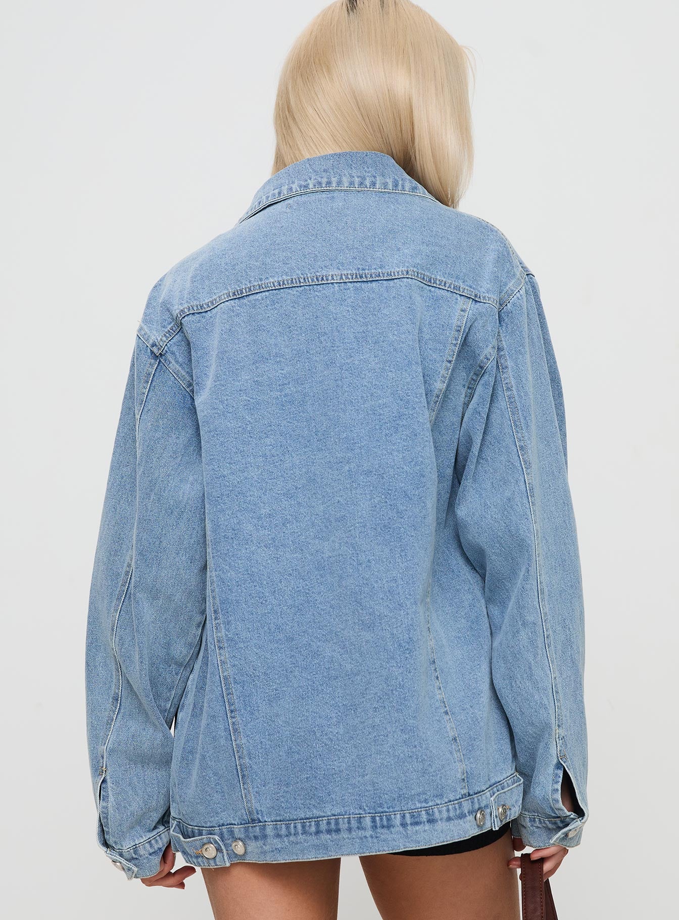 All You Need Denim Jacket Light Wash、mySite、solidvoid
