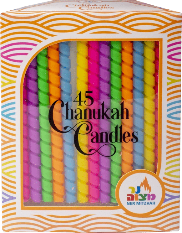 Rainbow Spiral Hanukkah Candles、mySite、topwebapps