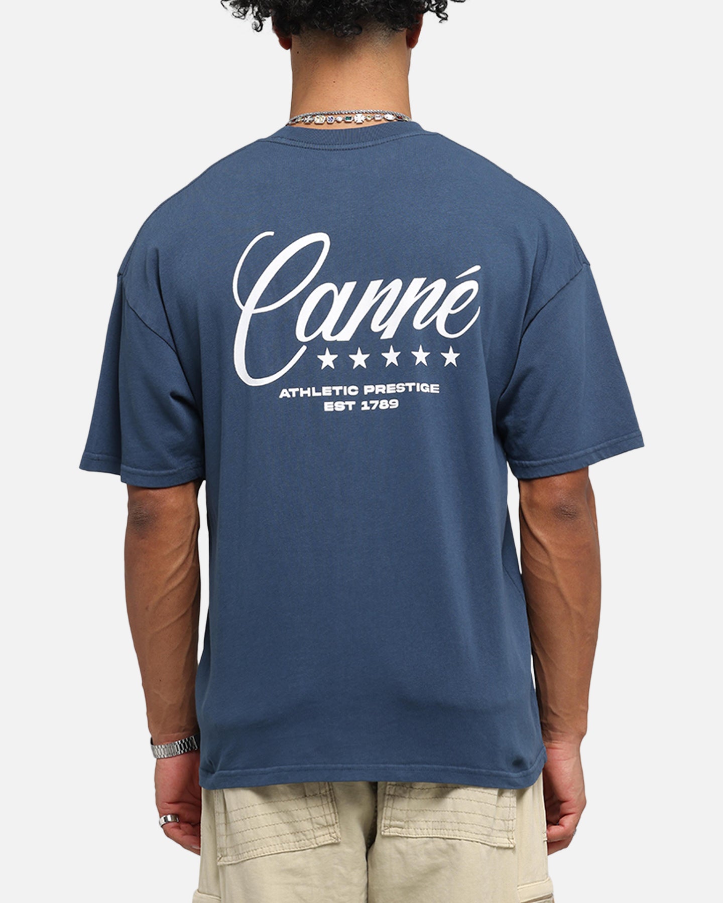 Carre Script T-Shirt Navy、mySite、zt4zffjzw