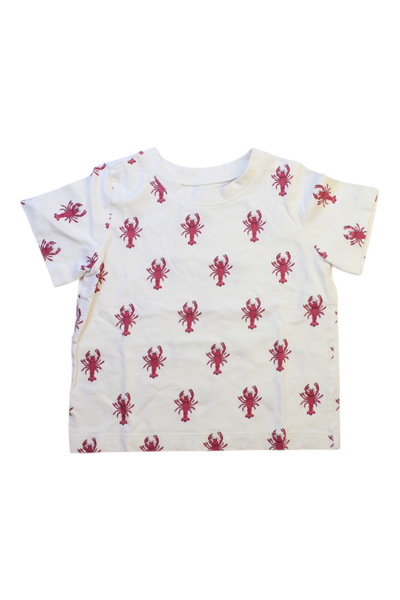 Pink Chicken Lobster Print T-Shirt - Size 4T、mySite、g9winljtr