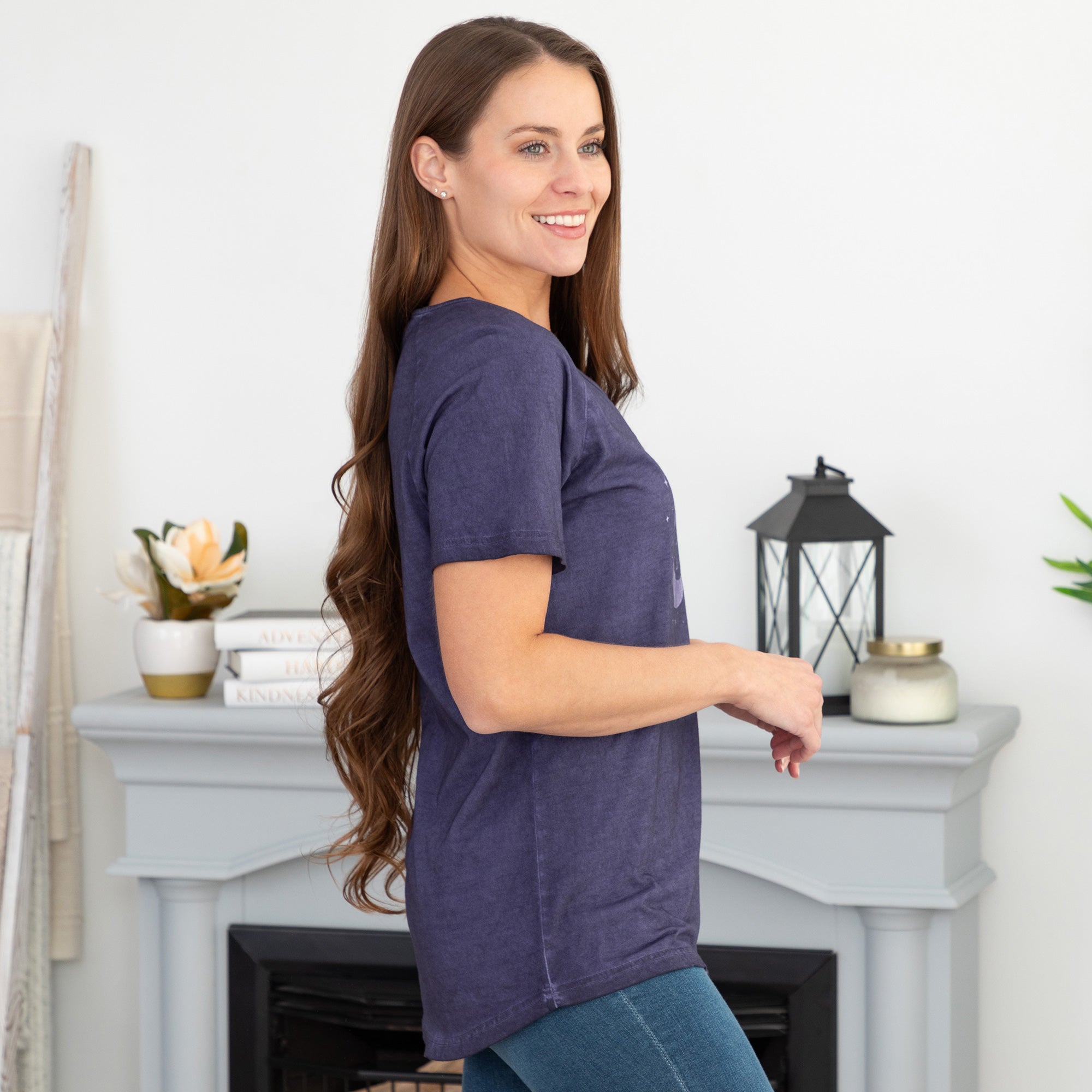 Pet & Moon Acid Wash Tee、mySite、camillekostekn