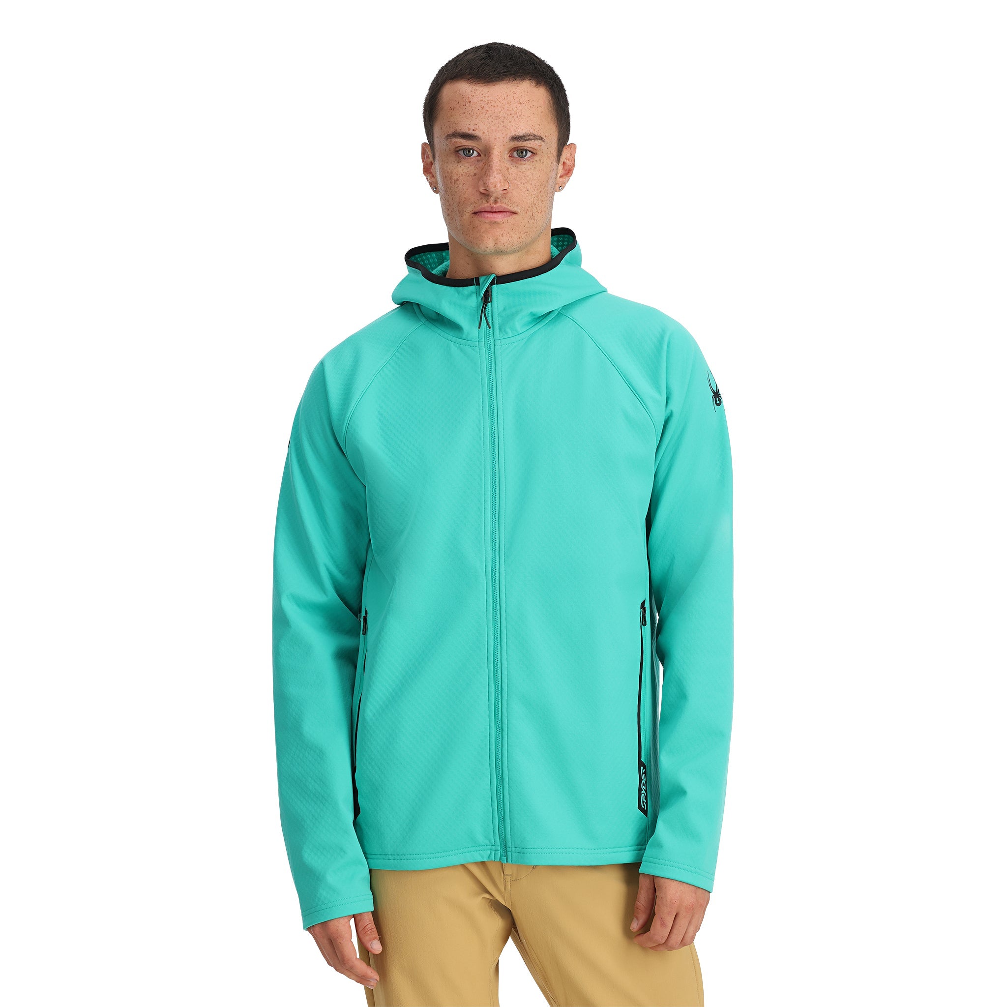 Mens Gridweb ShellFleece™ Hoodie - Teal Green、mySite、i-lightchina