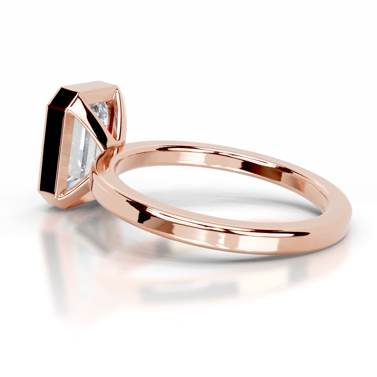 Dima Diamond Engagement Ring (2 Carat) -14K Rose Gold、mySite、hinf8tx79