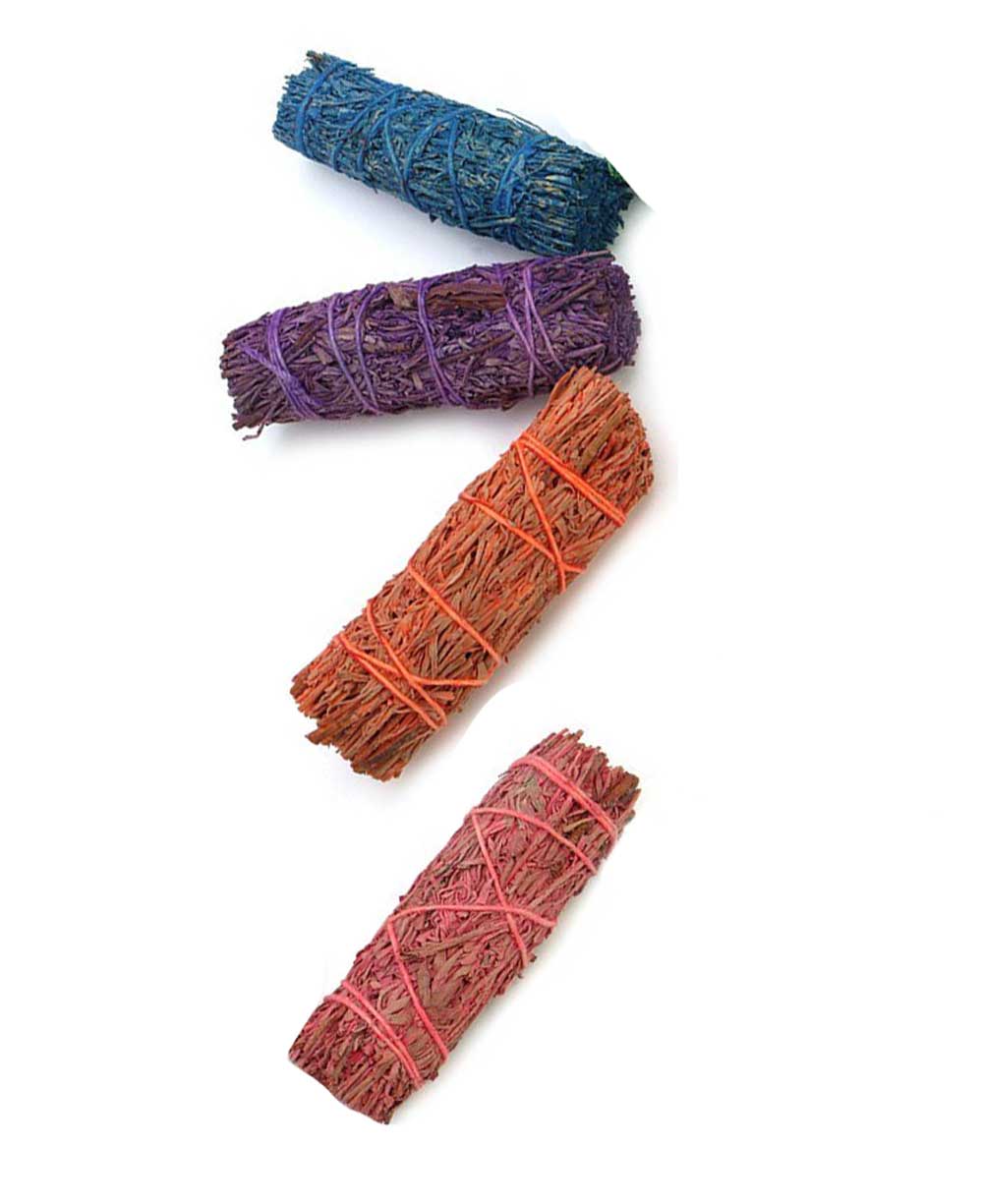 Herbs Infused Aromatic Smudging Sage Set of 4 Bundles、mySite、topwebapps