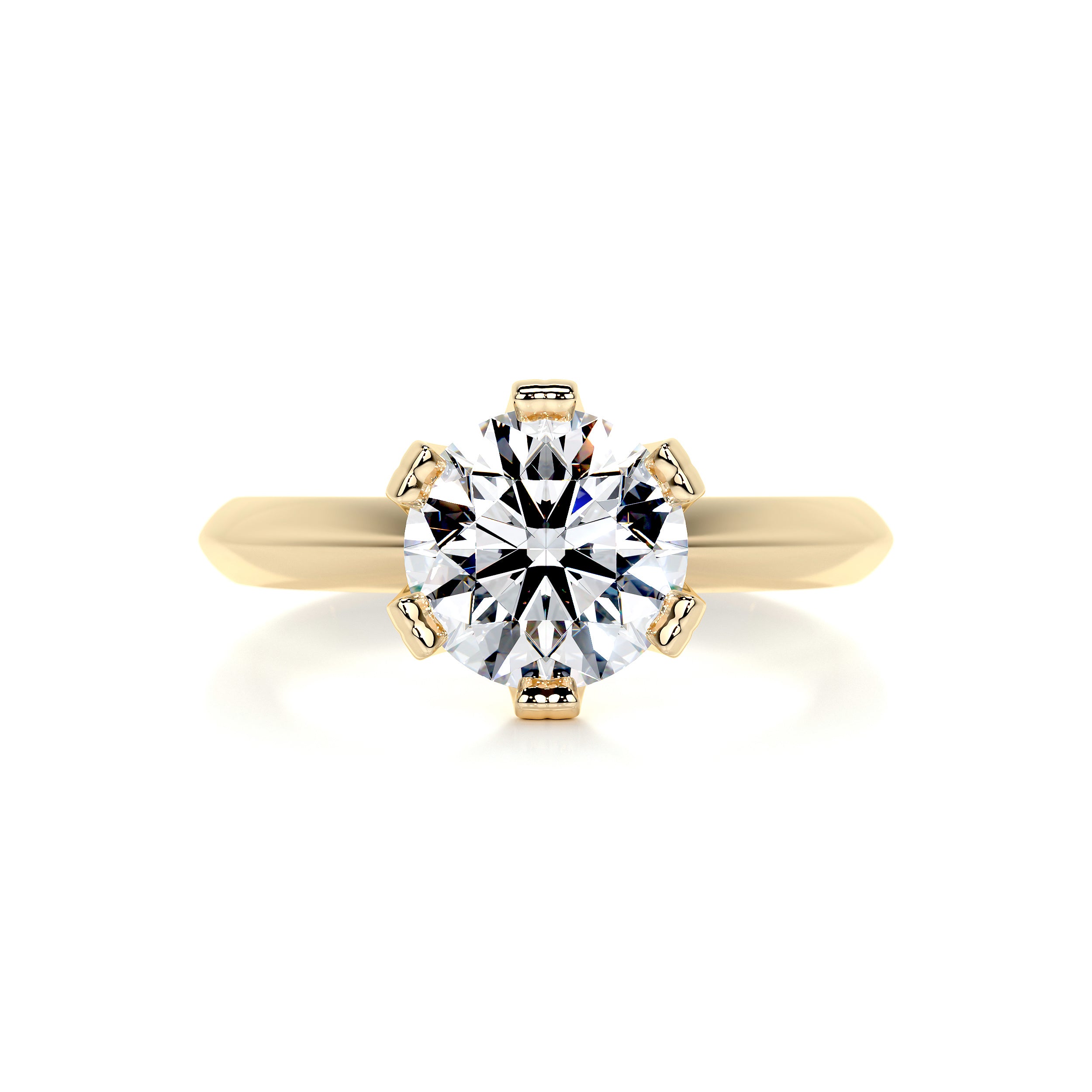 Alexis Diamond Engagement Ring -18K Yellow Gold、mySite、hinf8tx79