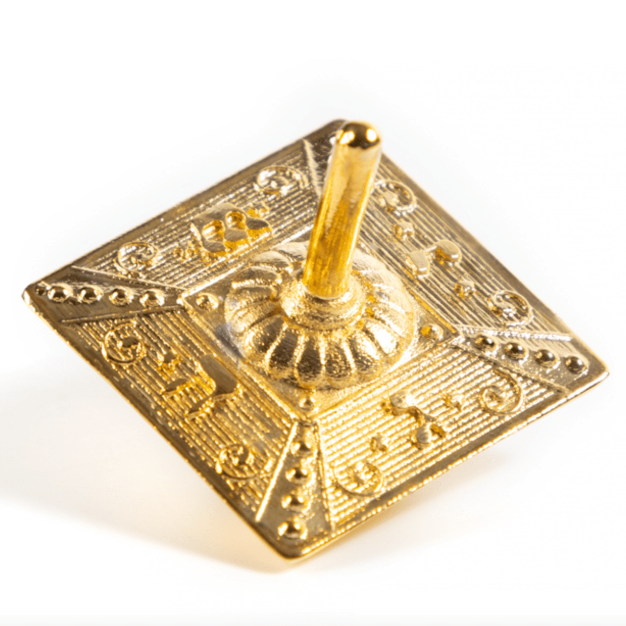 Spinning Top Gilded Brass Dreidel by Israel Museum、mySite、topwebapps