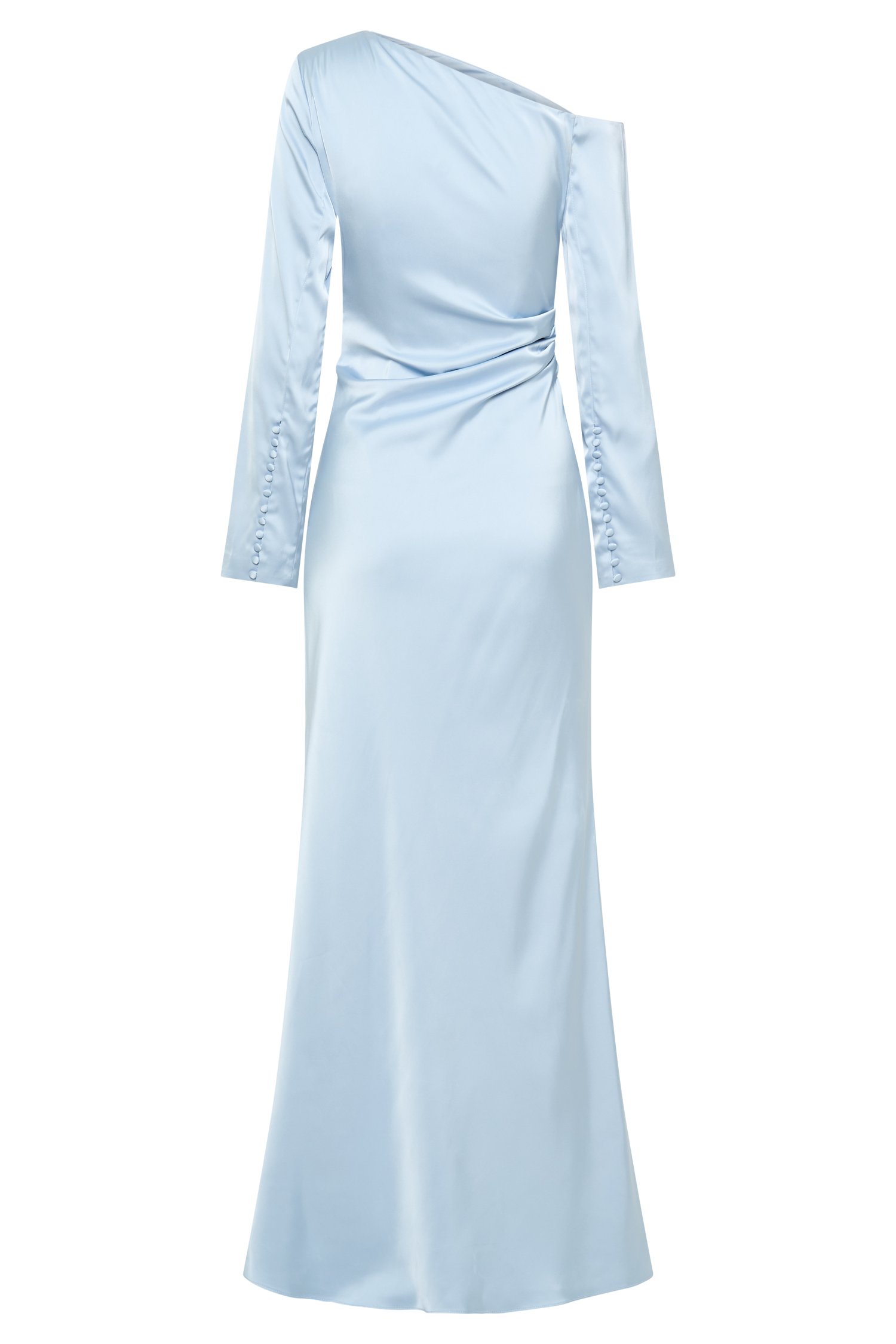 Avery Long Sleeve Maxi Dress - Cornflower Blue、mySite、solidvoid