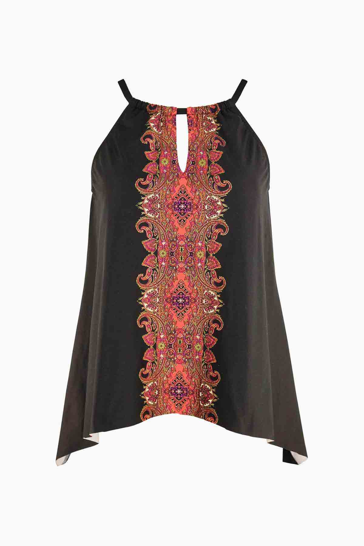  Peephole Tankini Top in Kashmir、mySite、justintrudeaud