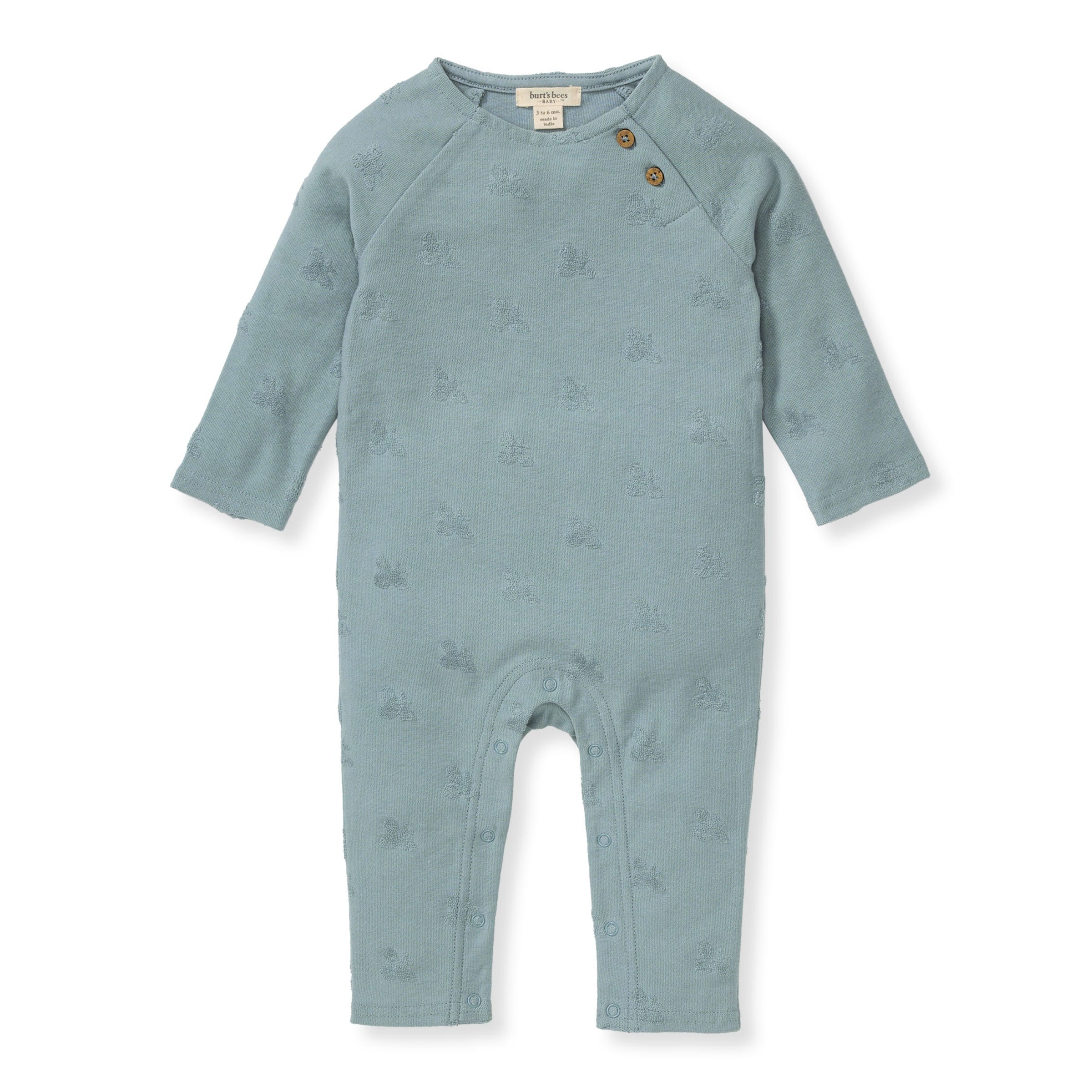 Raised Terry Bee Baby Boy Jumpsuit、mySite、g9winljtr