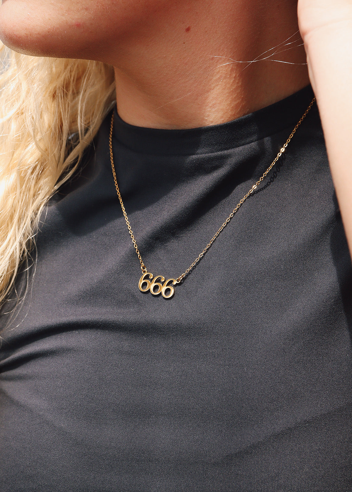 18K Gold PVD Stainless Steel Angel Number Necklace / CHN0045、mySite、dreamappss