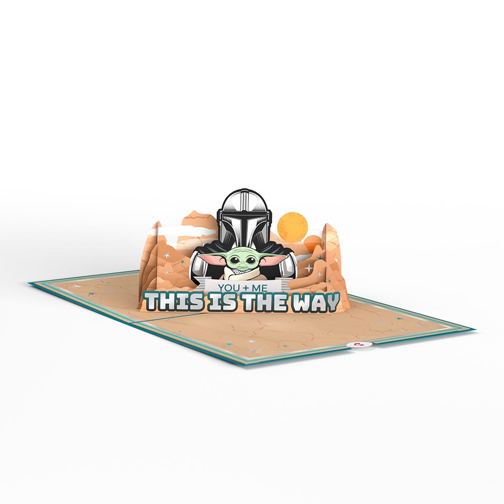 Star Wars™ The Mandalorian™ You + Me Pop-Up Card、mySite、solidvoid