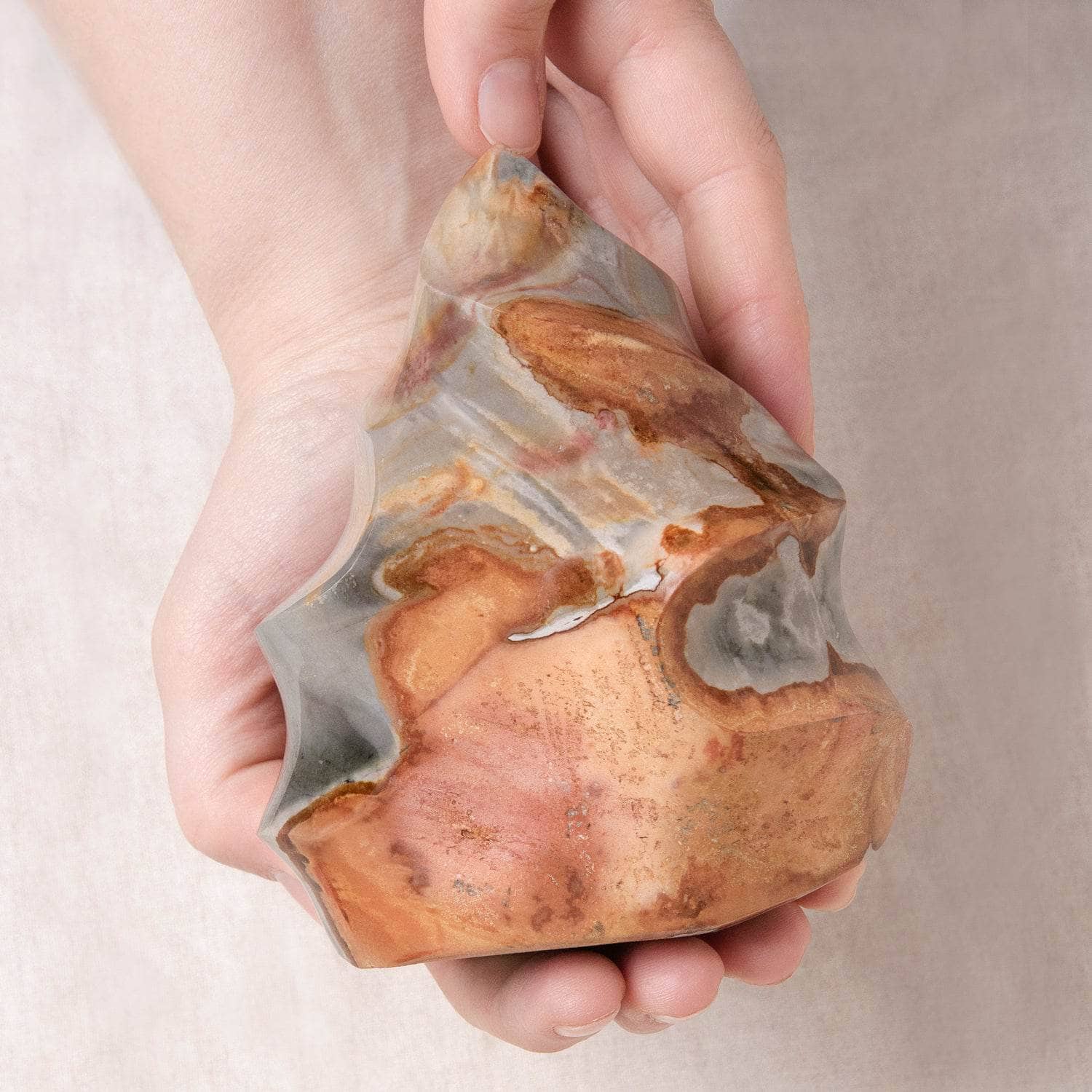 Polychrome (Desert Magic) Jasper Freeform Flame Crystals、mySite、hinf8tx79