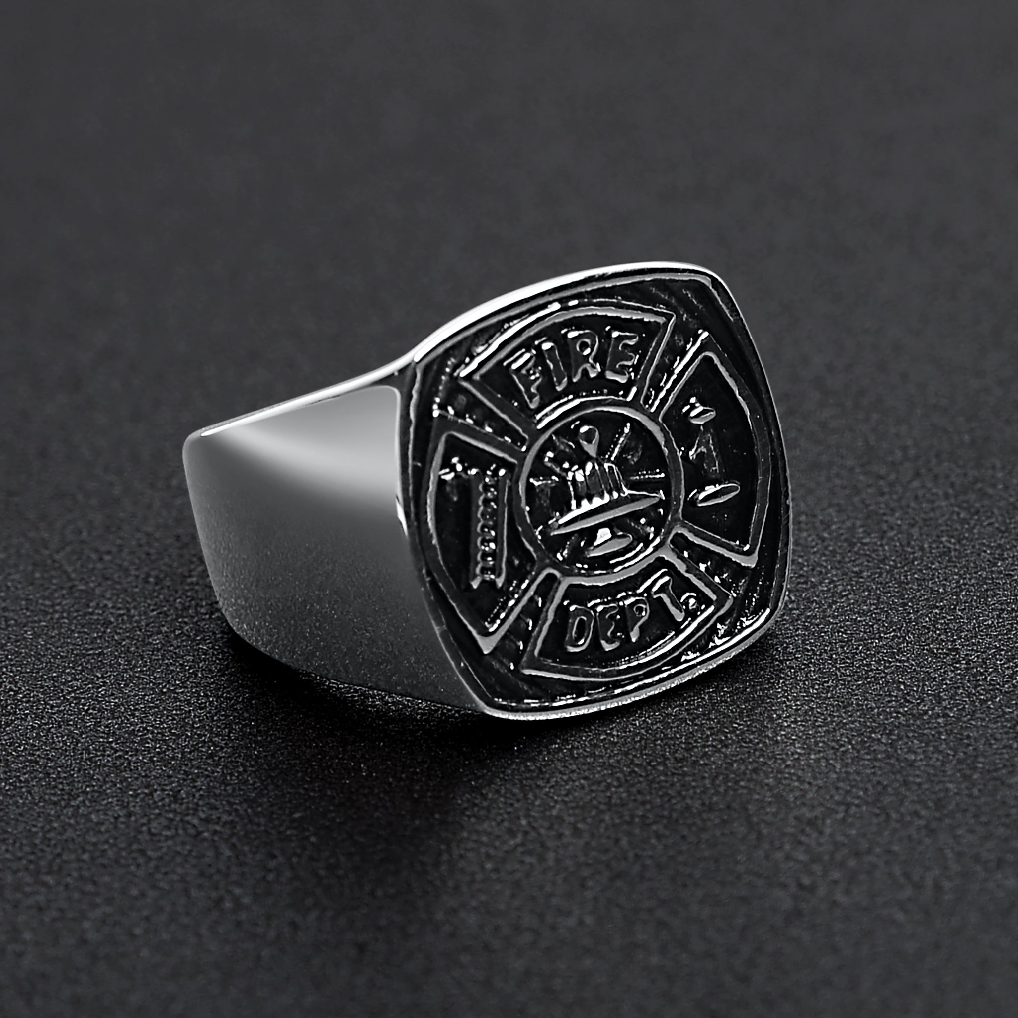 Fire Department Stainless Steel Ring / MCR4077、mySite、dreamappss