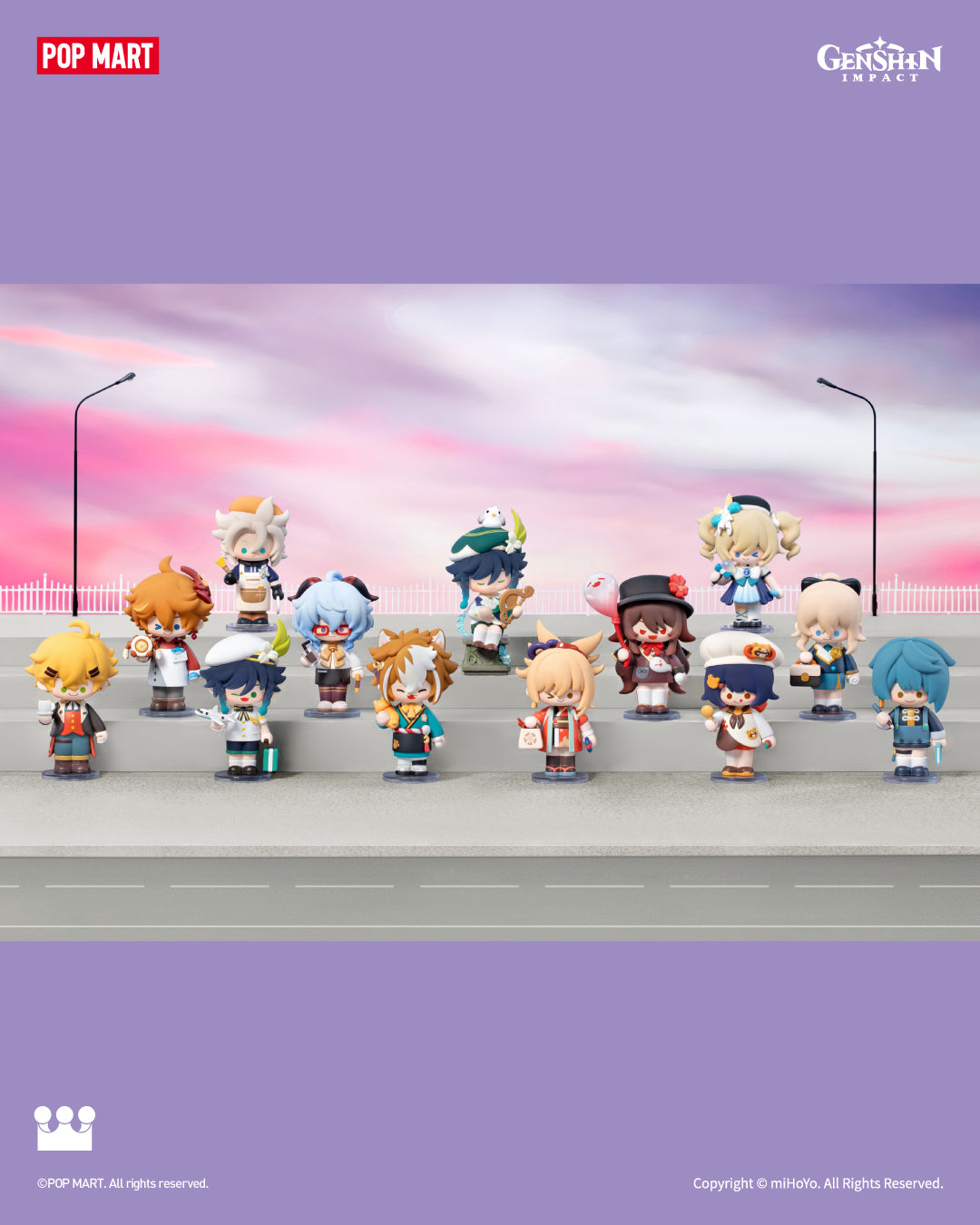  POP MART Genshin Impact Dress-Up Dreams Themed Chibi Series Figures、mySite、greenlandpopulation