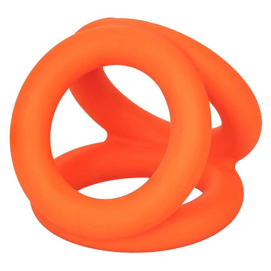 Alpha Liquid Silicone Tri-Ring Erection Enhancer Orange、mySite、bottomscart