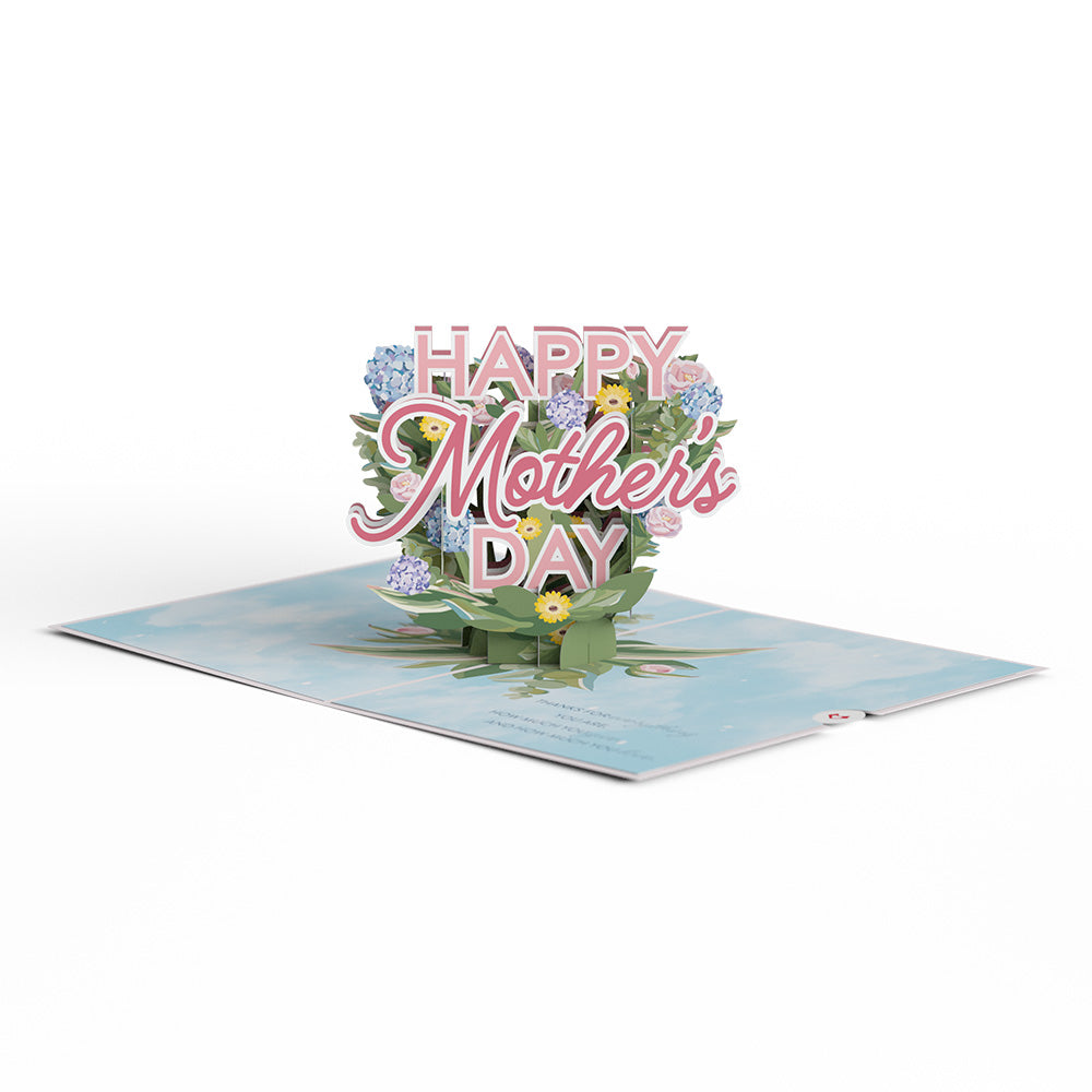 To My Wife Hydrangea Pop-Up Card、mySite、solidvoid