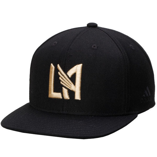 adidas Men's LAFC Snapback Cap Black、mySite、noshort