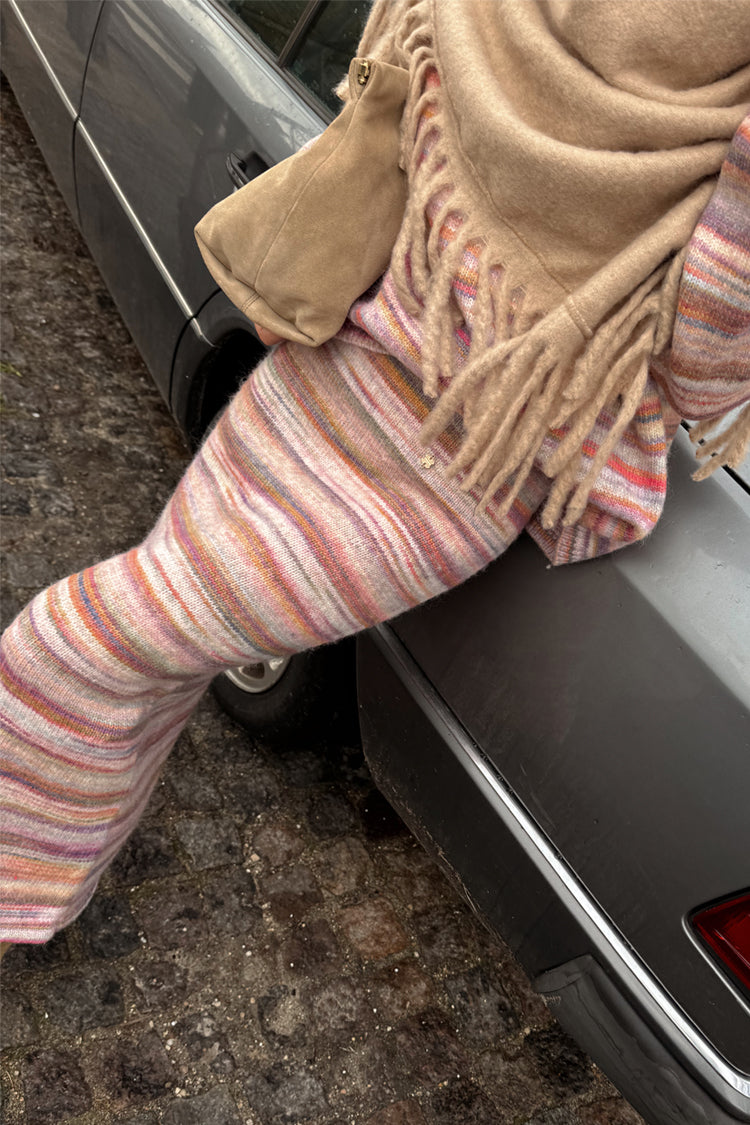 Multi Stripe Knit Skirt、mySite、solidvoid