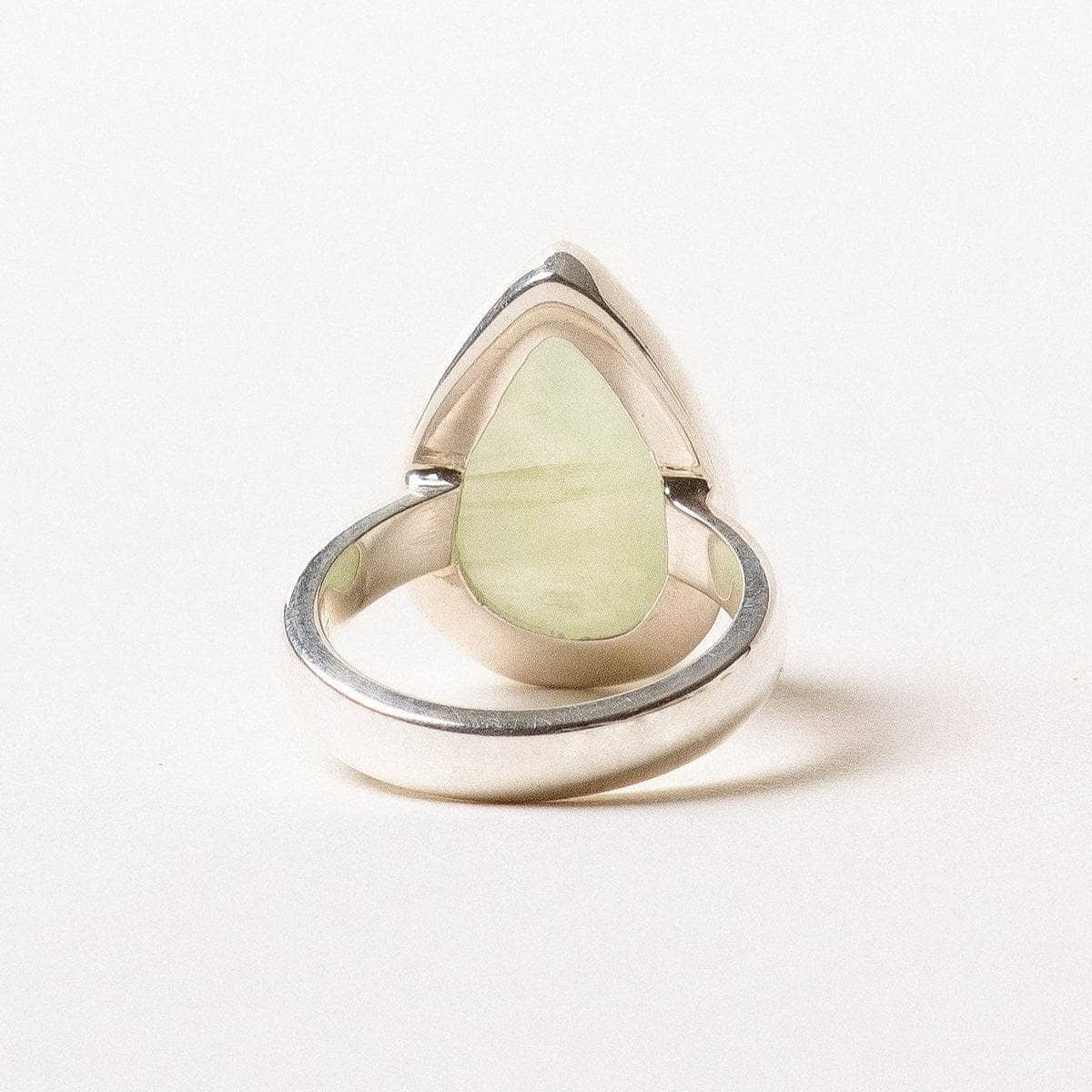 Prehnite Teardrop Ring、mySite、hinf8tx79