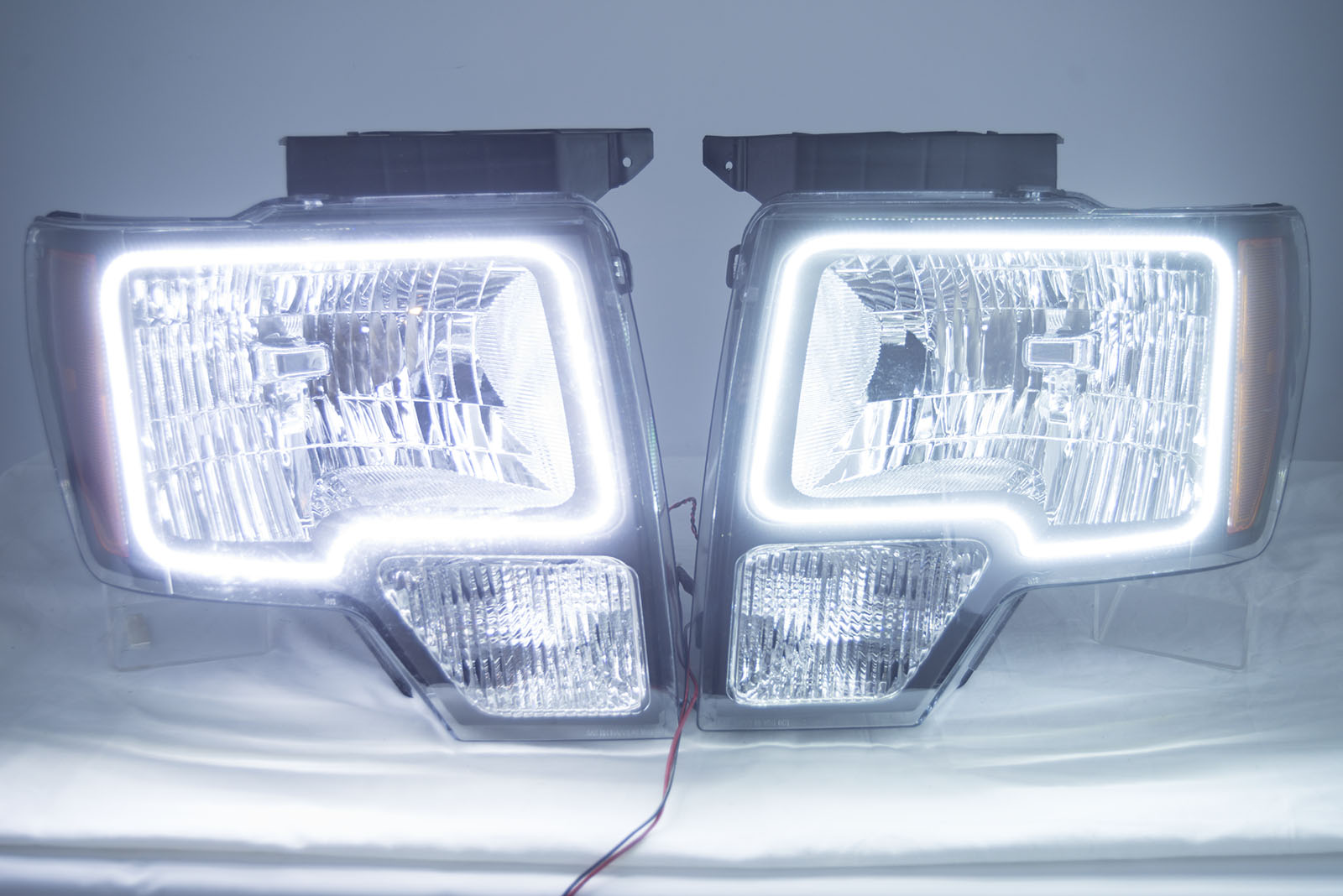 2009-2014 Ford F-150 Headlights with ORACLE White LED SMD Halo Kit、mySite、nflplayoffbracketp