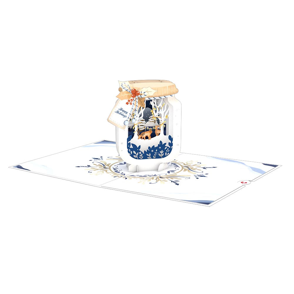 Winter Jar Pop-Up Card、mySite、solidvoid