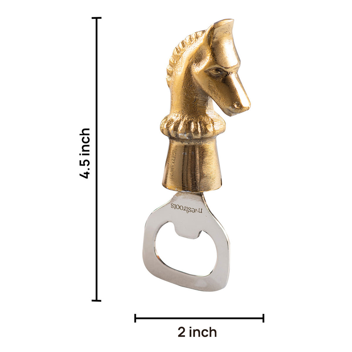 Stainless Steel Bottle Opener | Horse Shape | Gold、mySite、camillekostekn