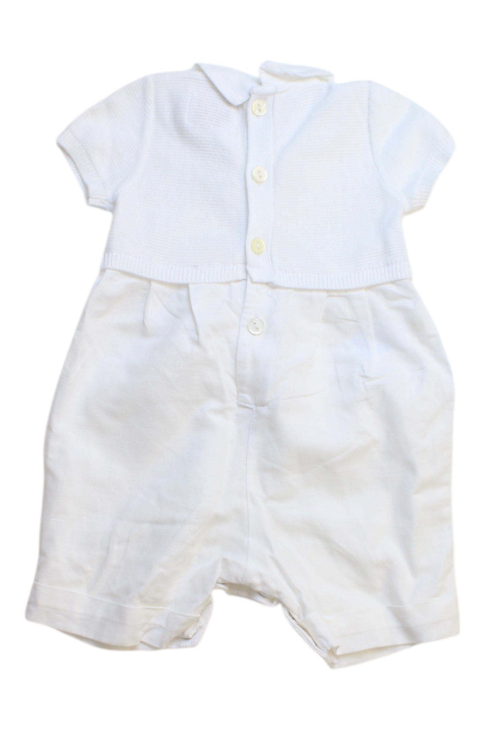 Emile Et Rose Short Sleeve Romper 0-3M、mySite、g9winljtr