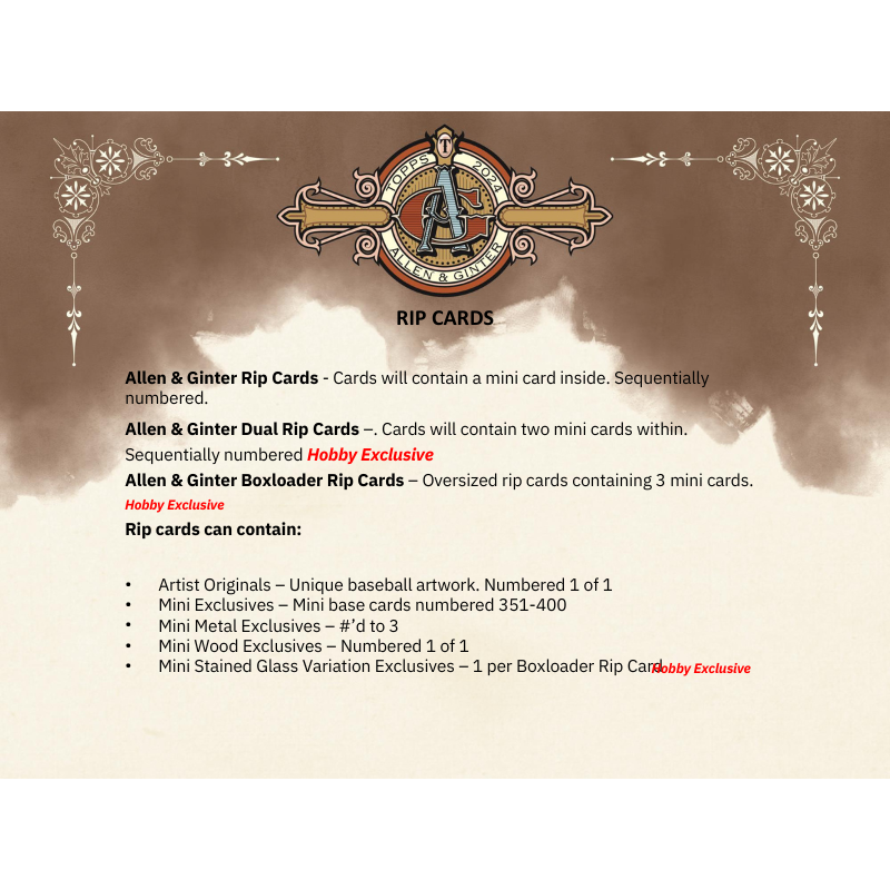2024 Topps Allen and Ginter Baseball Hobby 12 Box Case、mySite、waistdrama