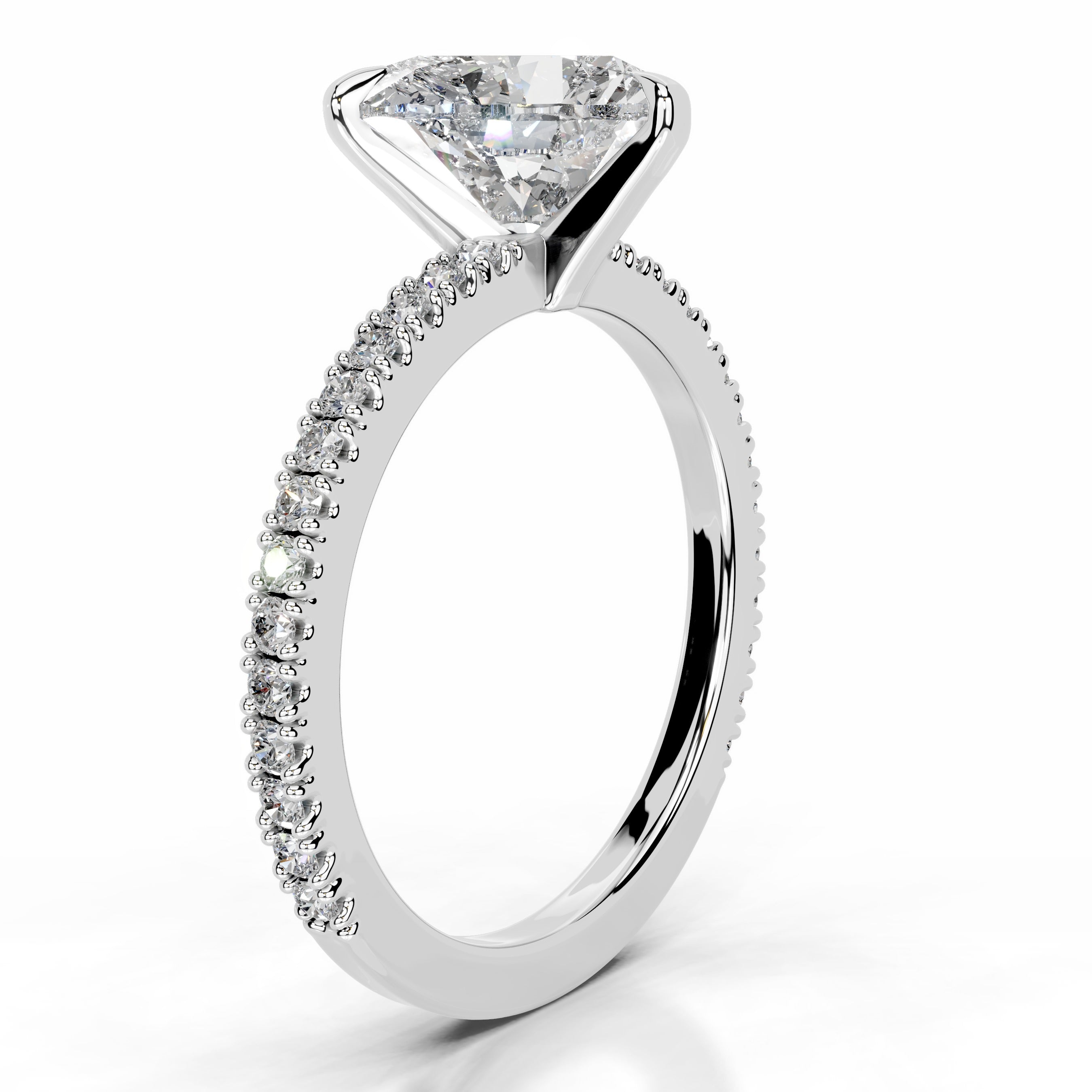 Luisana Diamond Engagement Ring - 18K White Gold、mySite、hinf8tx79