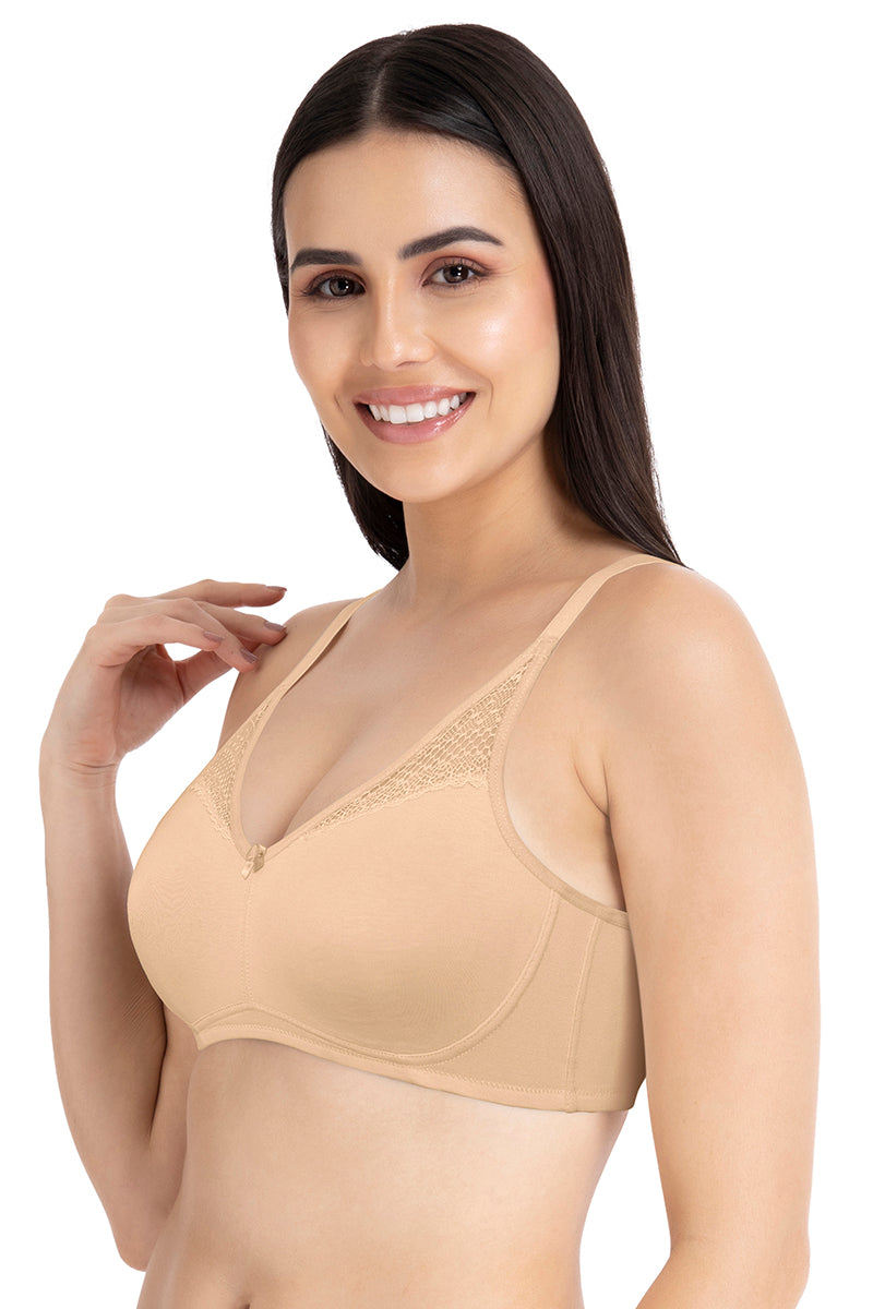  Lace Concealer Non-padded Non-wired Bra - Hazelnut、mySite、justintrudeaud