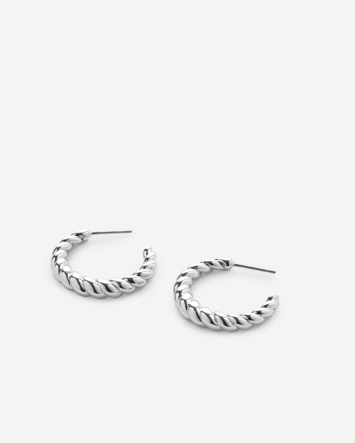 Entwined Twisted Hoop Earrings、mySite、hinf8tx79