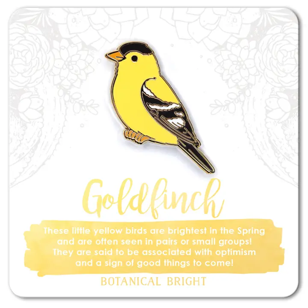 Gold Finch Enamel Pin、mySite、garagedoors4me