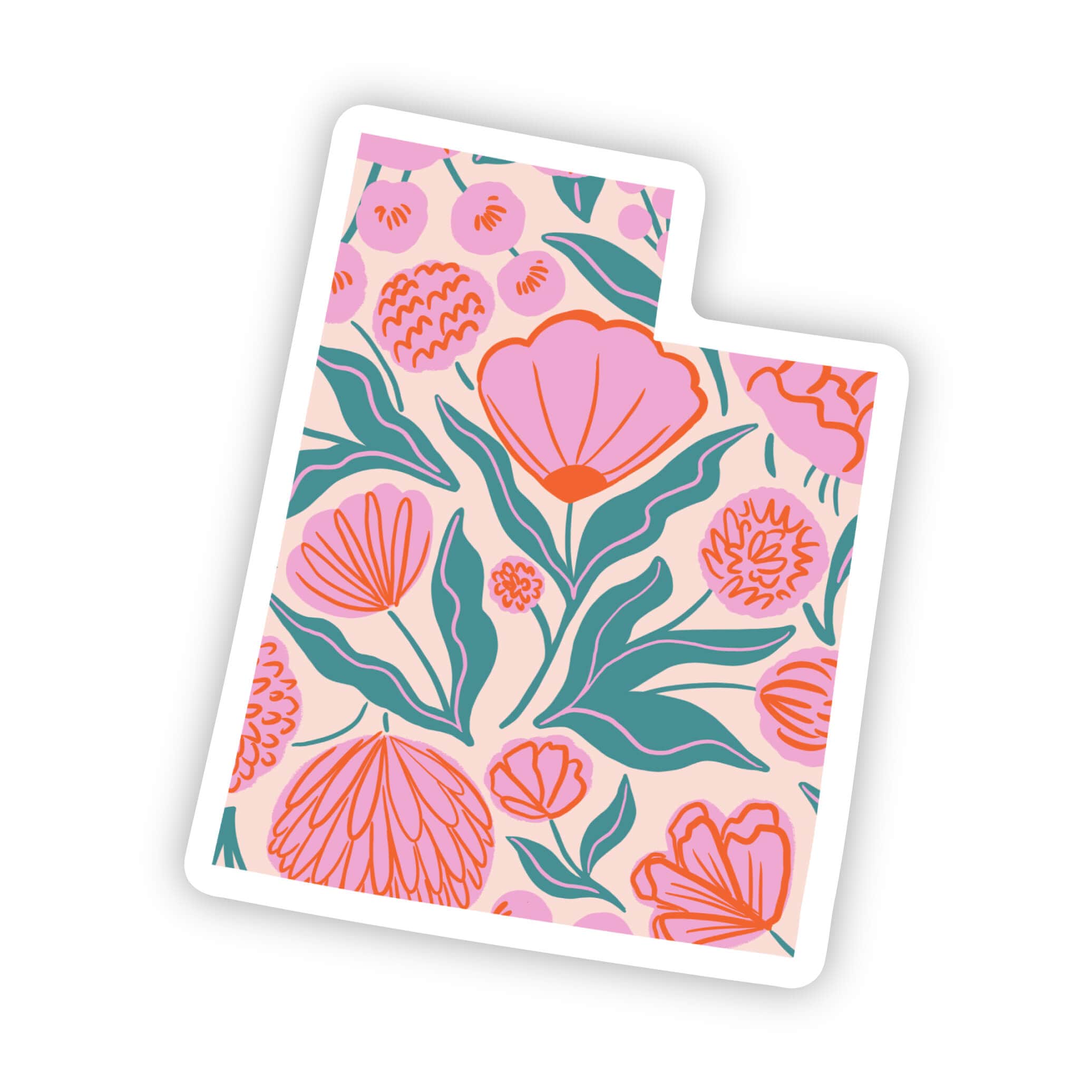  Utah Sticker - Elegant Floral、mySite、elrpsem3k