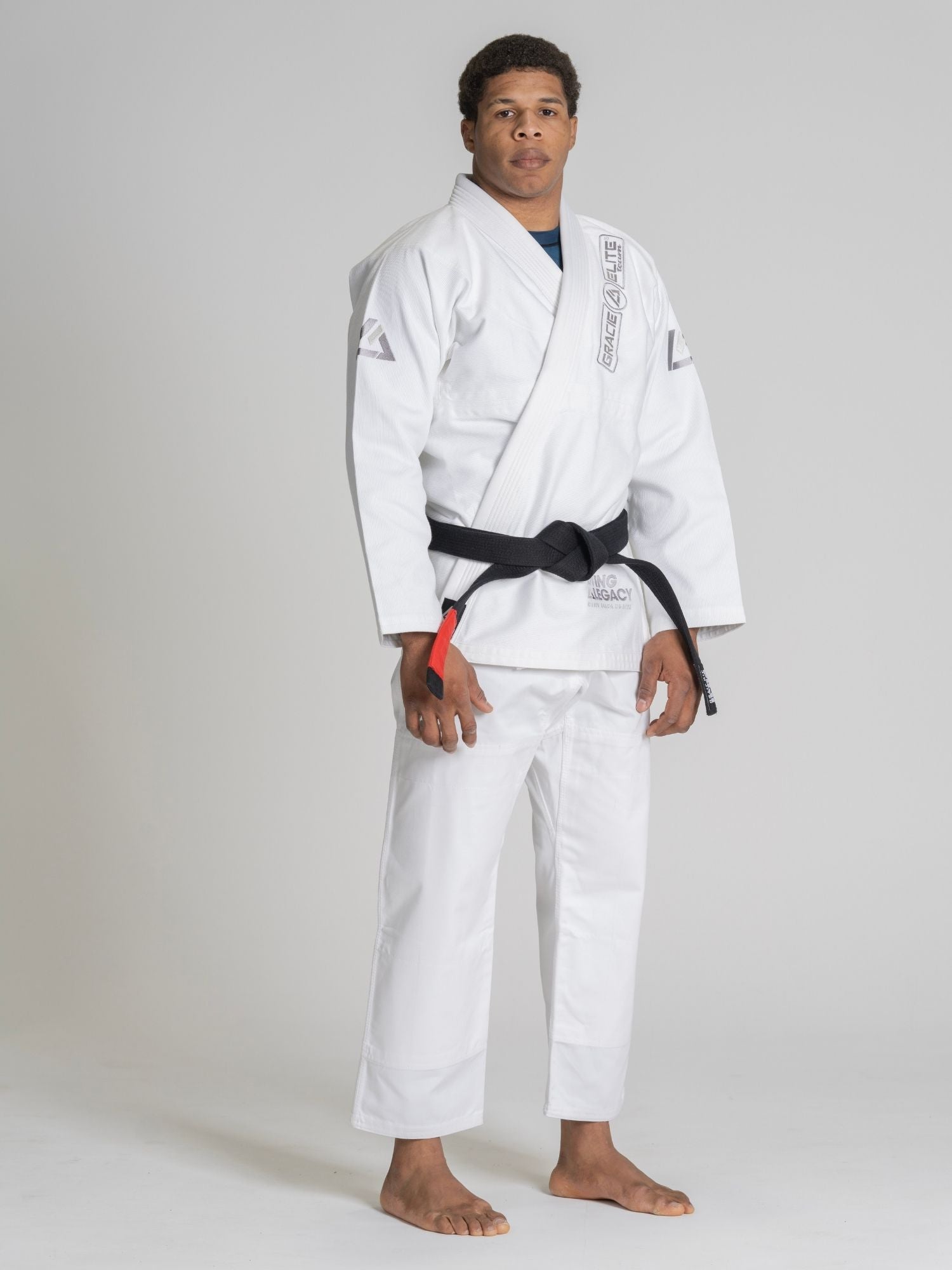 Rilion Gracie Competition BJJ Gi White、mySite、gigharbornorthrealestate