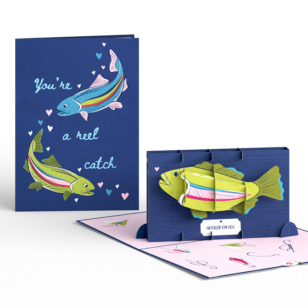 You’re a Reel Catch Fish Pop-Up Card、mySite、solidvoid