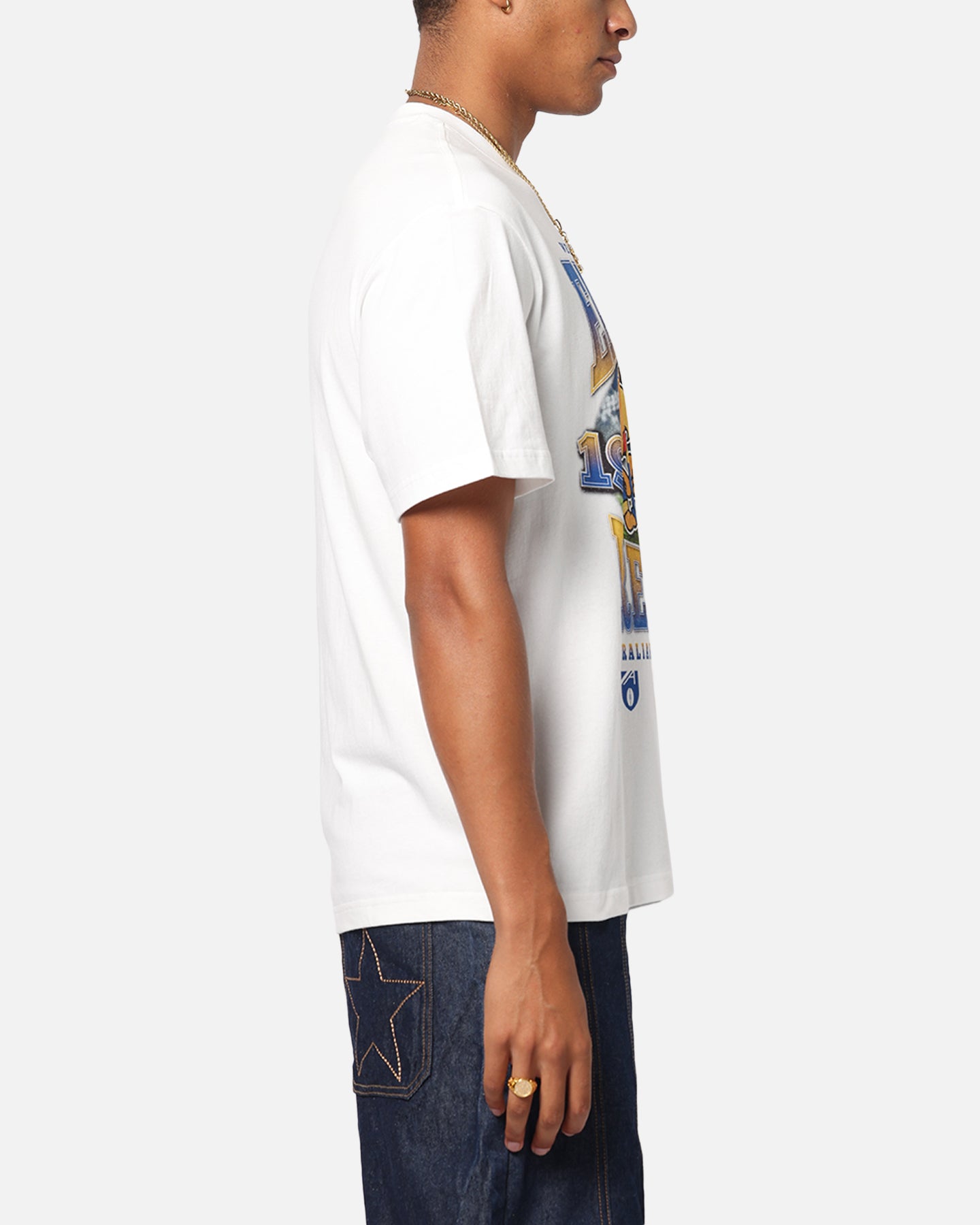 Mitchell & Ness West Coast Eagles Mascot T-Shirt Vintage White、mySite、zt4zffjzw