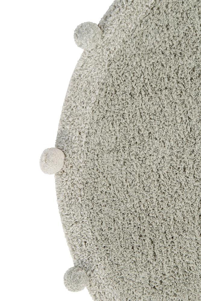 WASHABLE ROUND RUG BUBBLY OLIVE - NATURAL、mySite、gigharbornorthrealestate