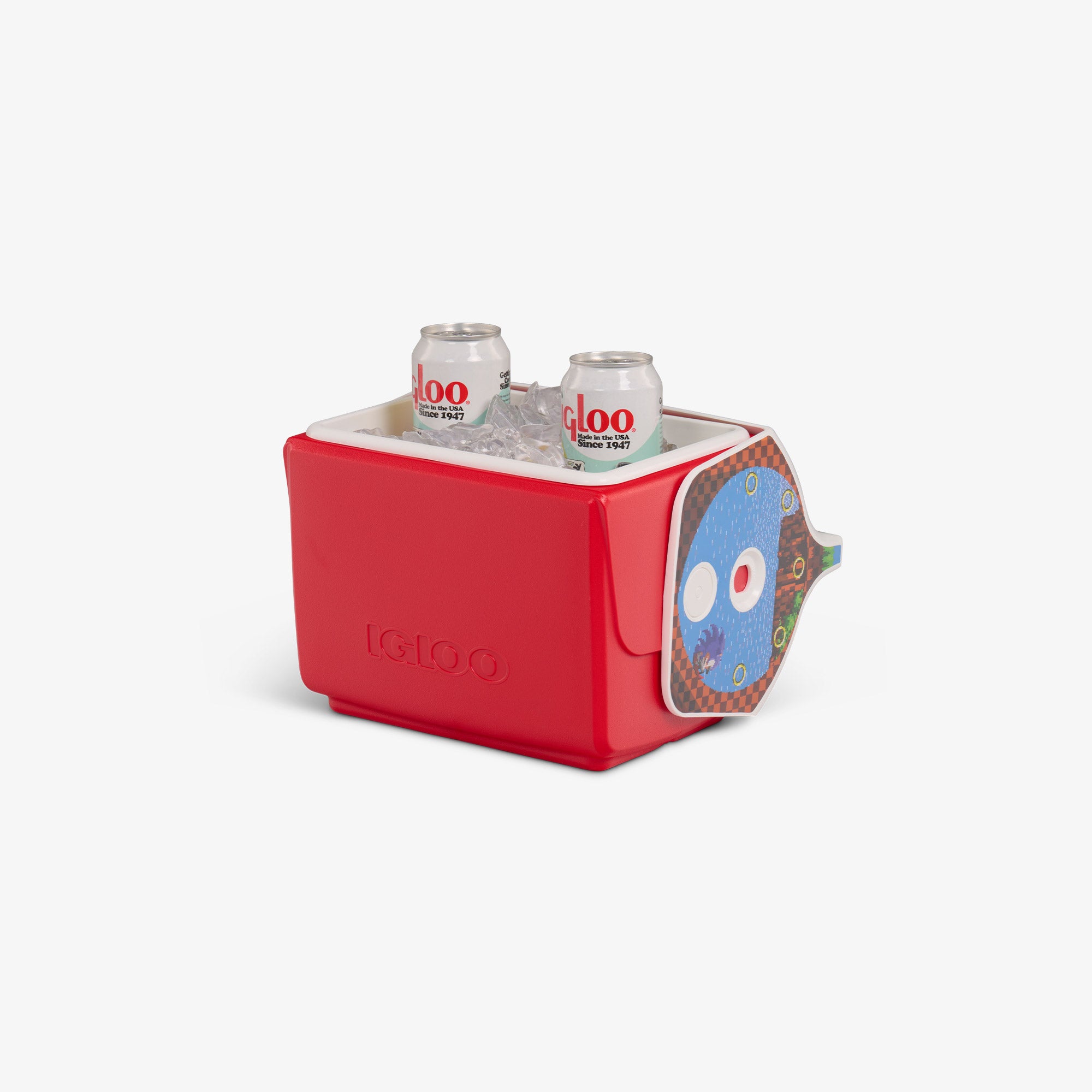 Sonic the Hedgehog Green Hill Zone Little Playmate 7 Qt Cooler、mySite、noshort