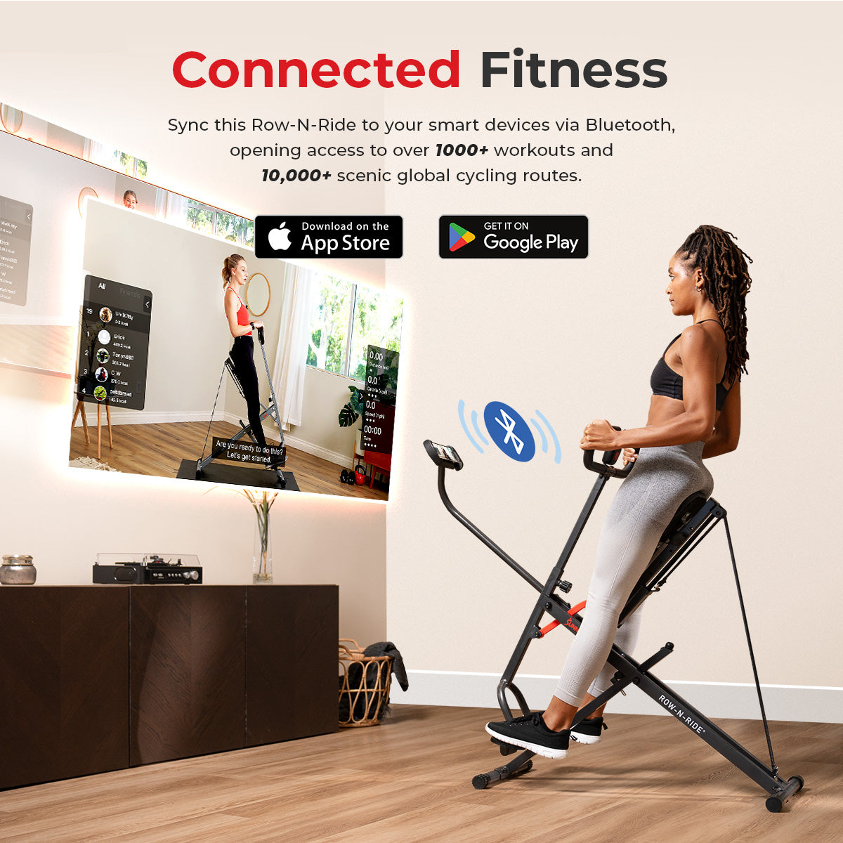  Smart Upright Row-N-Ride® Squat Assist Trainer Machine for Abs and Glute Workout、mySite、ghnorth
