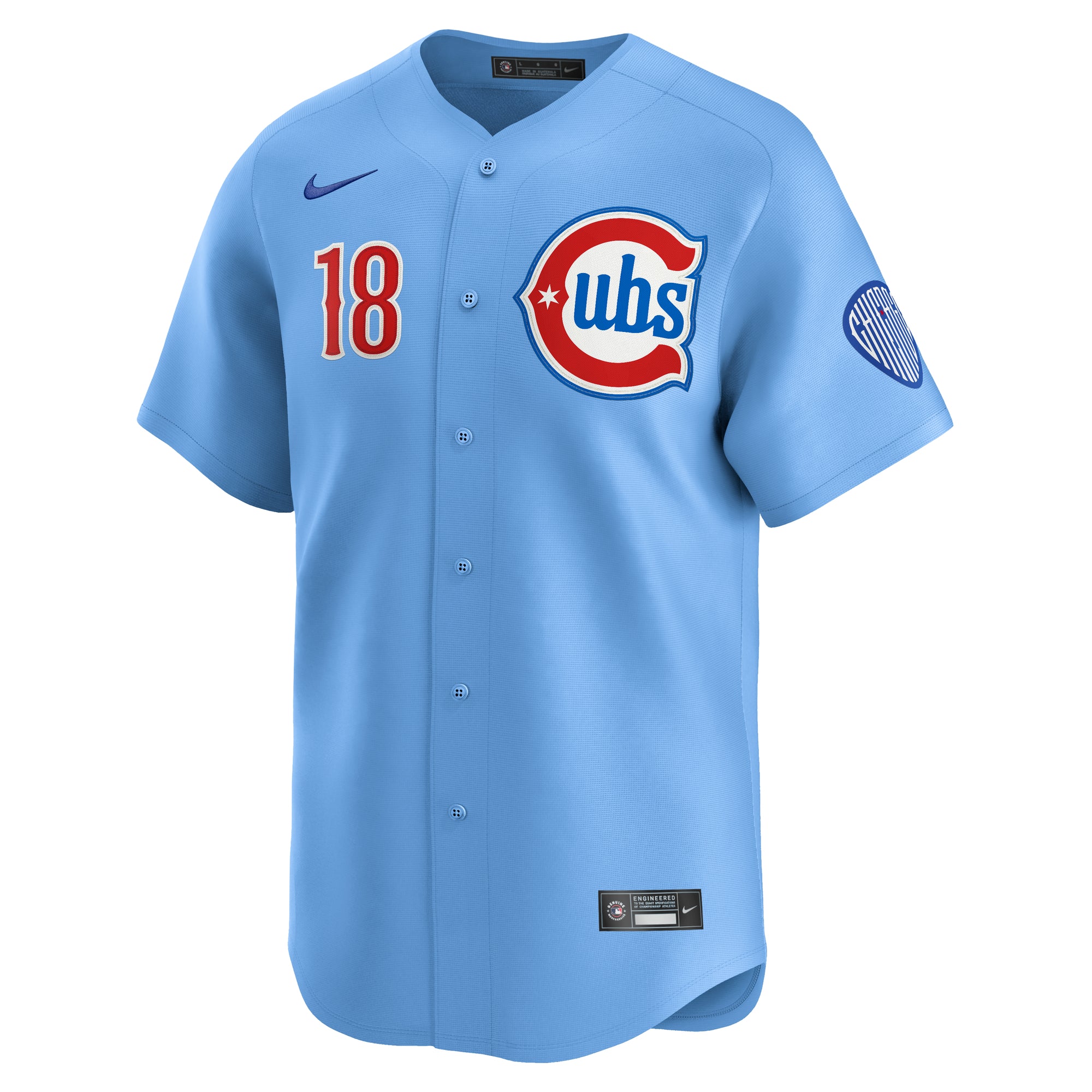 今永昇太 Shōta Imanaga Kanji Chicago Cubs Nike Men's Light Blue 2nd Alternate Limited Replica Jersey、mySite、vikingsvslions