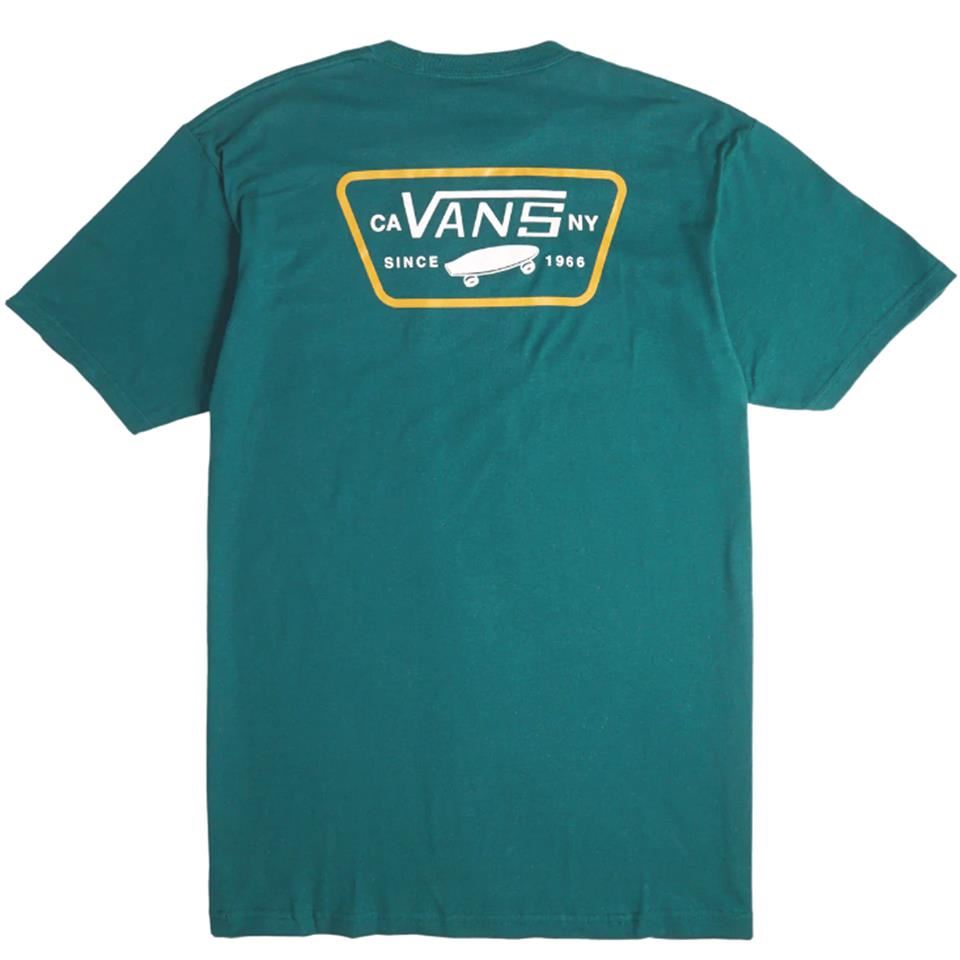  Vans Full Patch Back T-Shirt - Deep Teal/White、mySite、merchandisen
