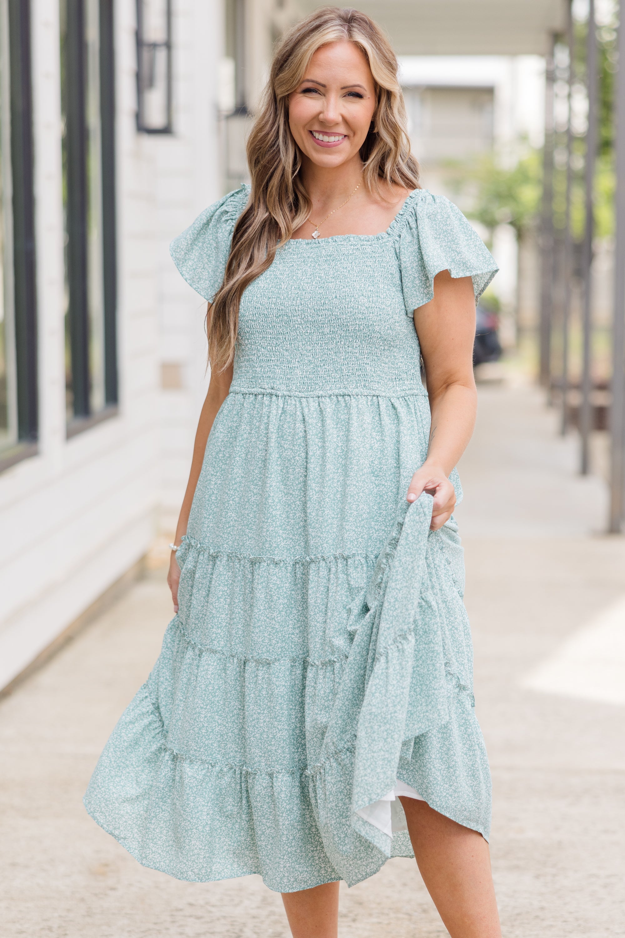  It's All Happening Dress, Sage、mySite、justintrudeaud