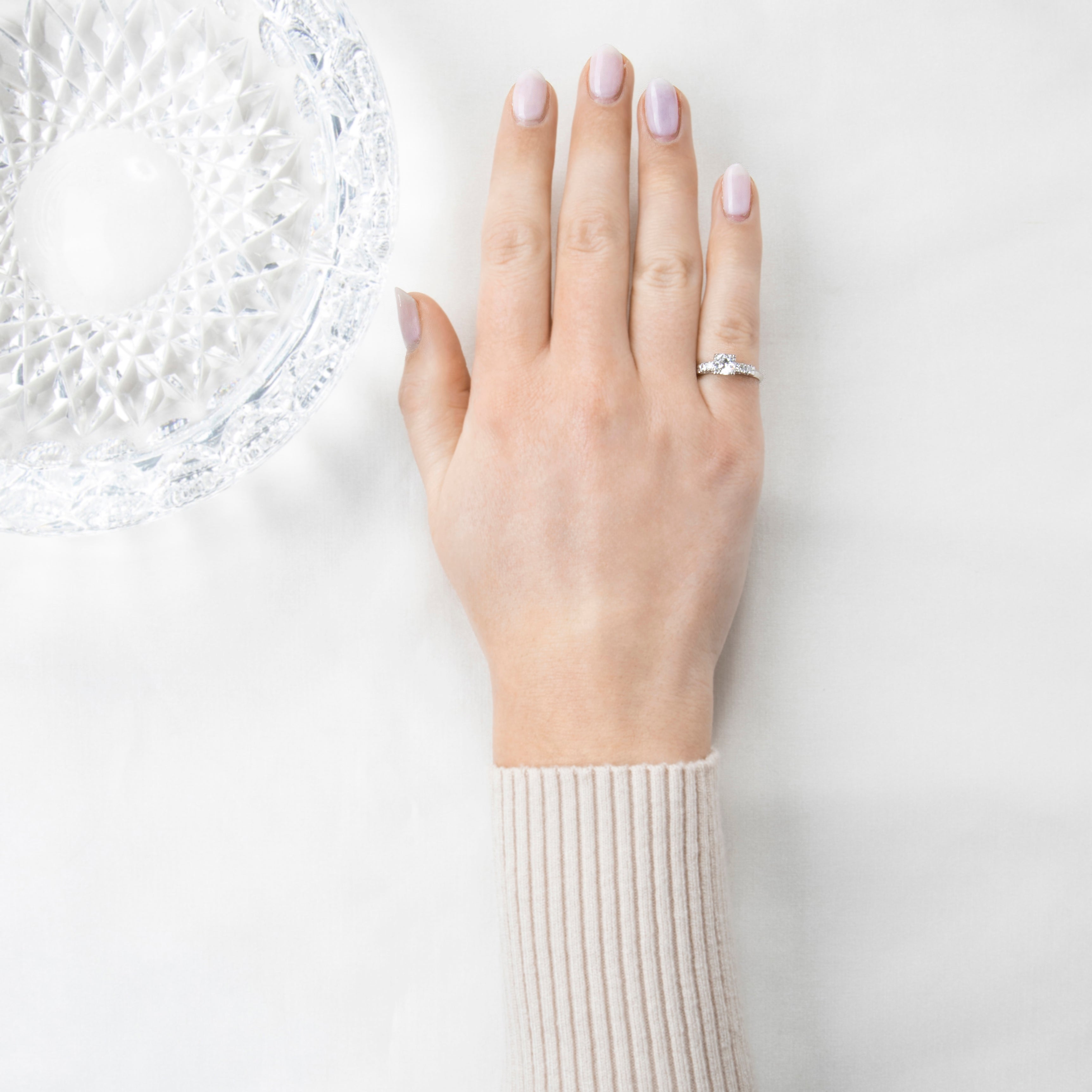 Vintage Platinum .75cttw Old Mine Cut Diamond 5 Stone Engagement Ring 5.50、mySite、hinf8tx79